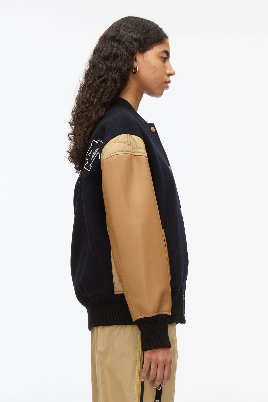 3.1 x Shopbop Boxy Varsity Jacket with Ties