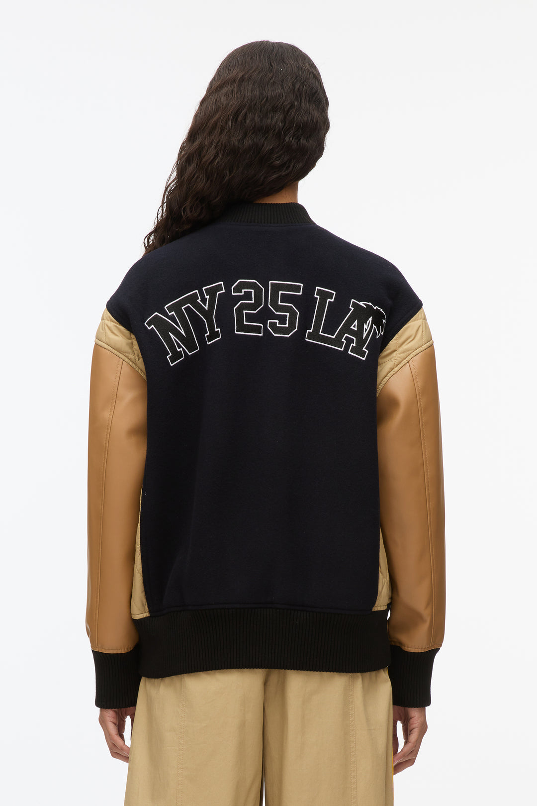 3.1 x Shopbop Boxy Varsity Jacket with Ties