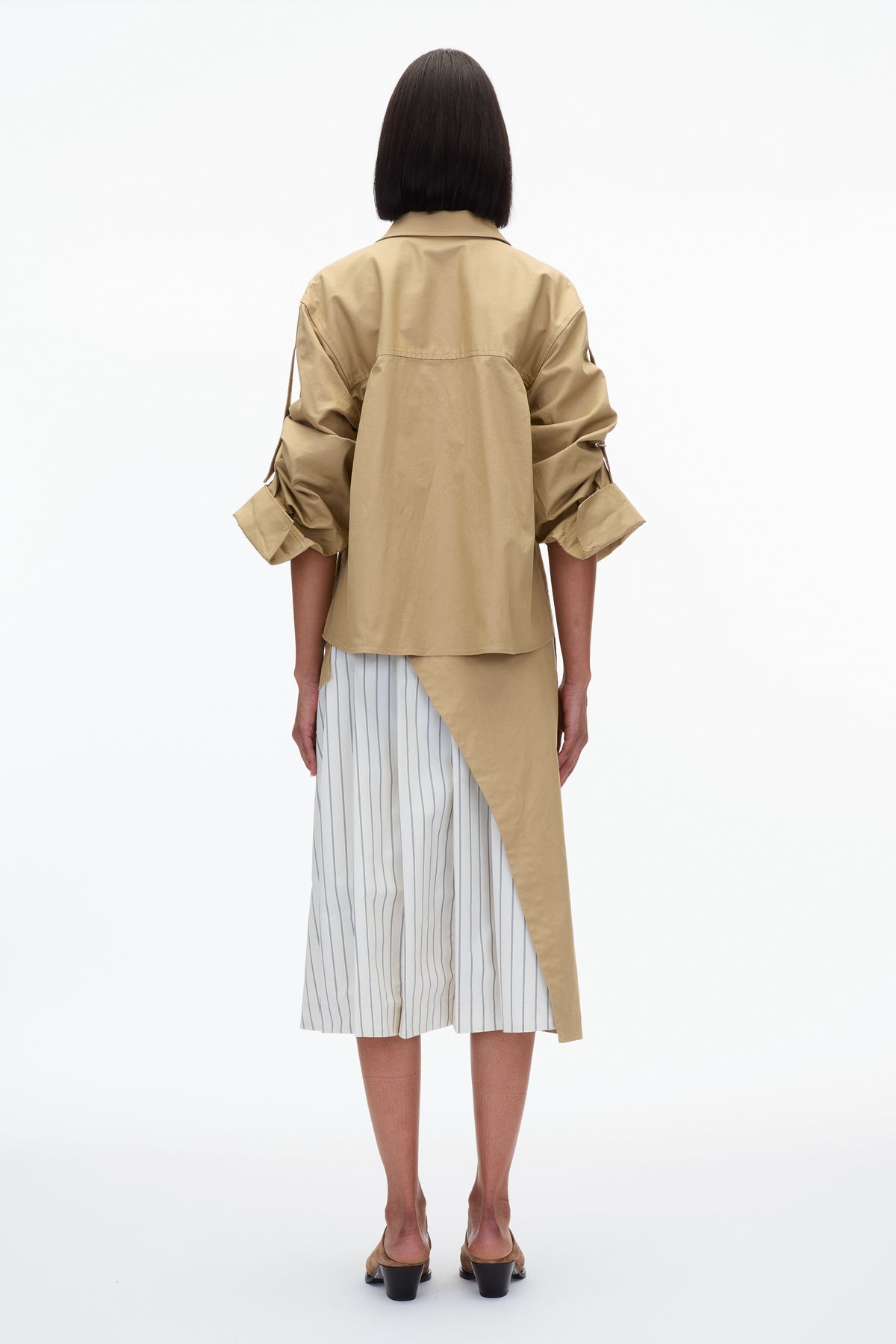 Utility Shirt Dress with Pleated Wrap Skirt – 3.1 Phillip Lim