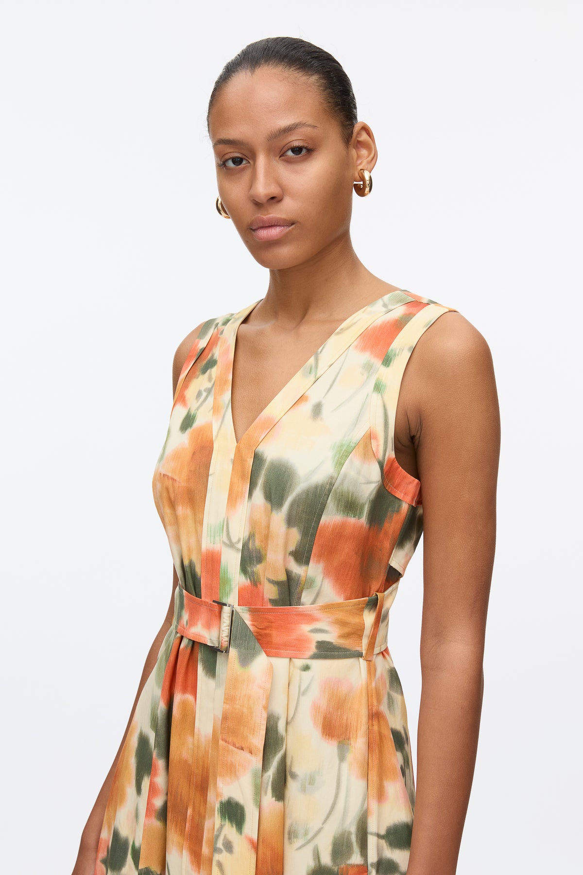sachin and babi light blue dress Dress The Population Women's Brittany Floral Appliqué Minidress - Sky Multi main image 1