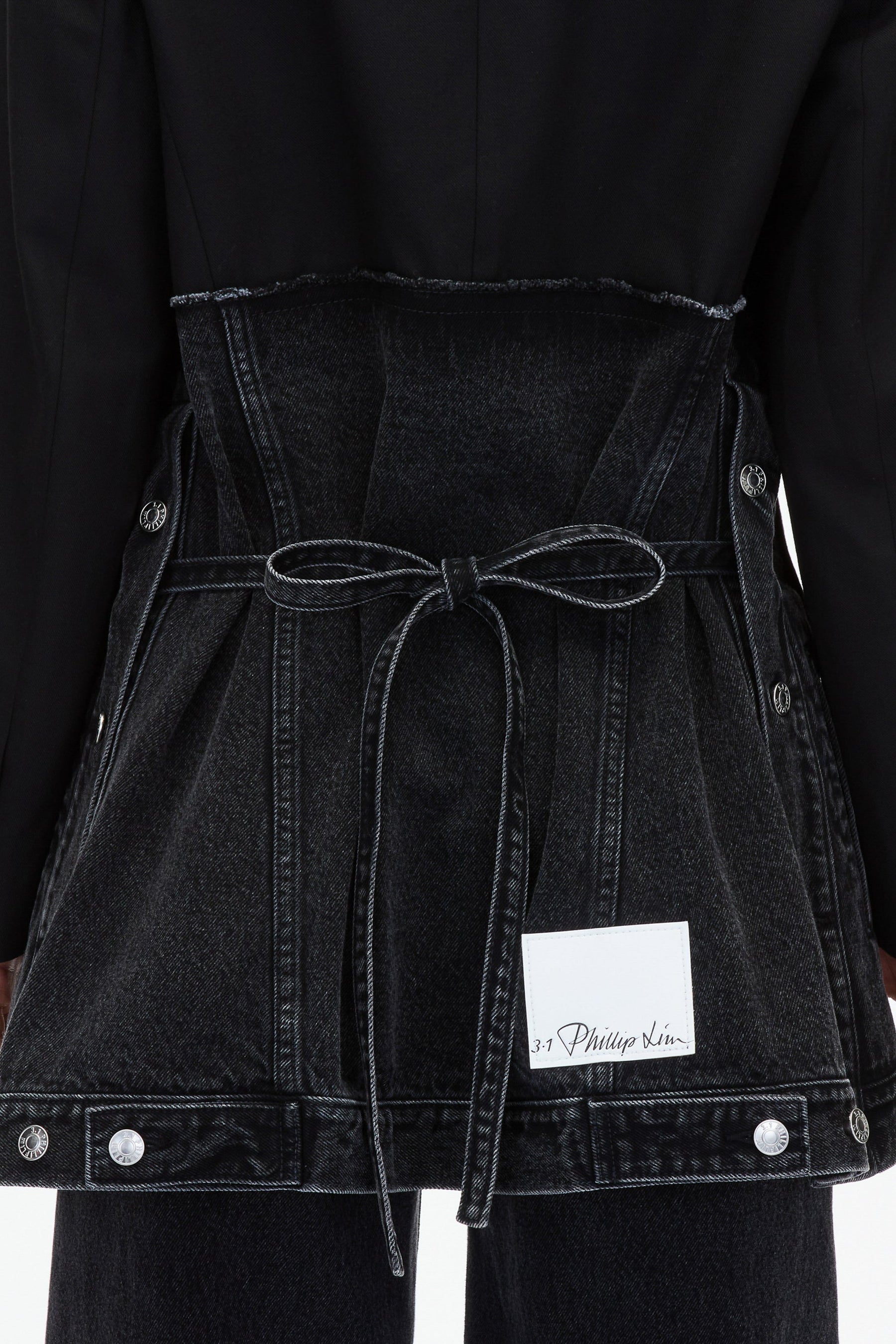 Oversized Hybrid Denim Blazer