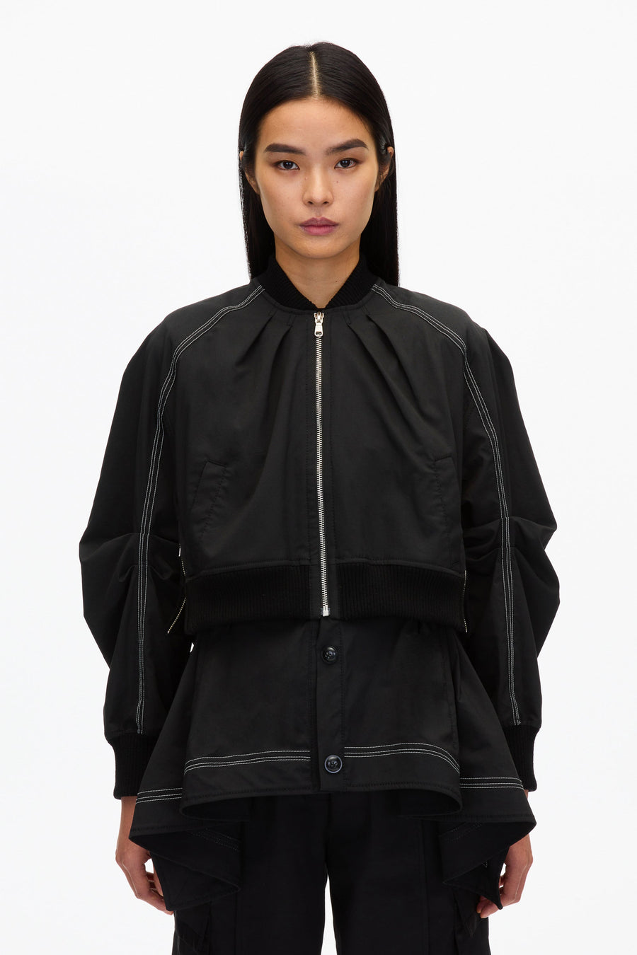 Layered Flounce Bomber Jacket – 3.1 Phillip Lim