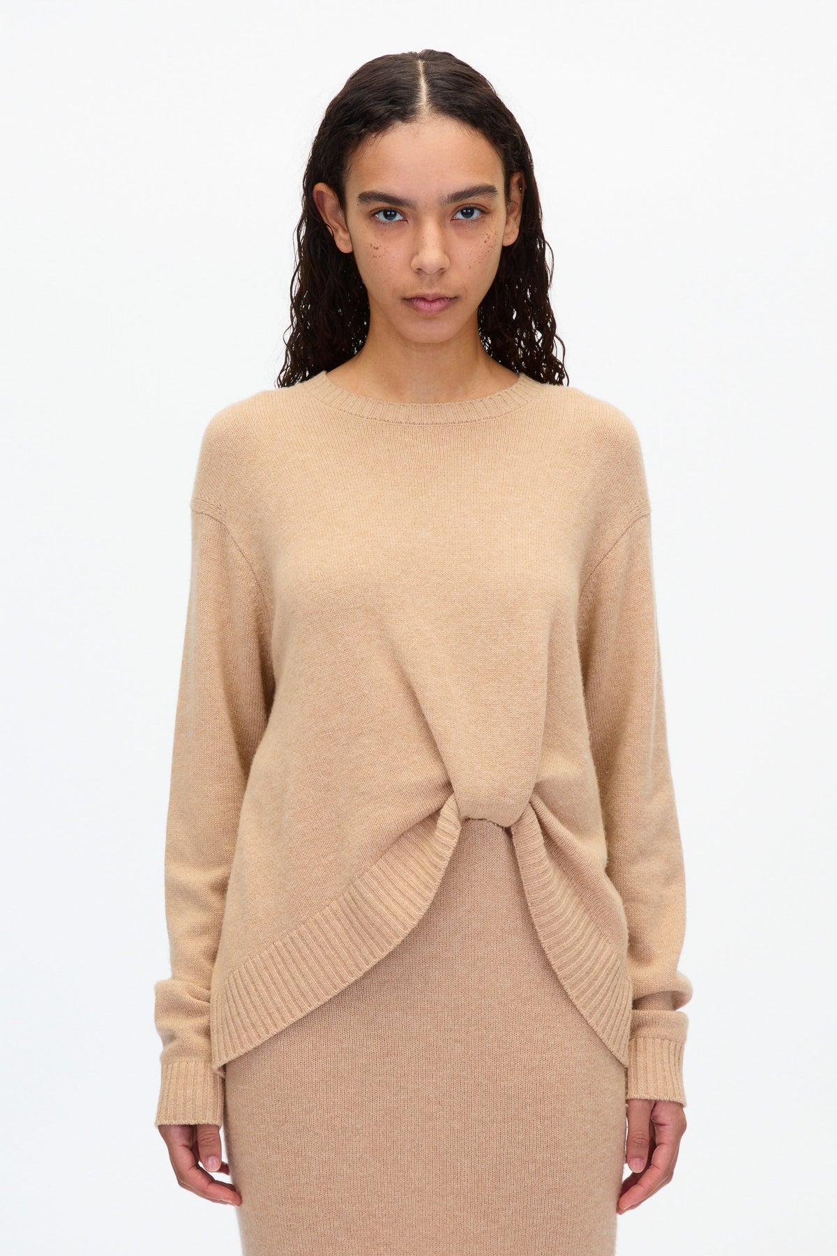 Black French Tuck Knit Dress with Lace Trim | Phillip Lim Dresses  3.1  Phillip Lim