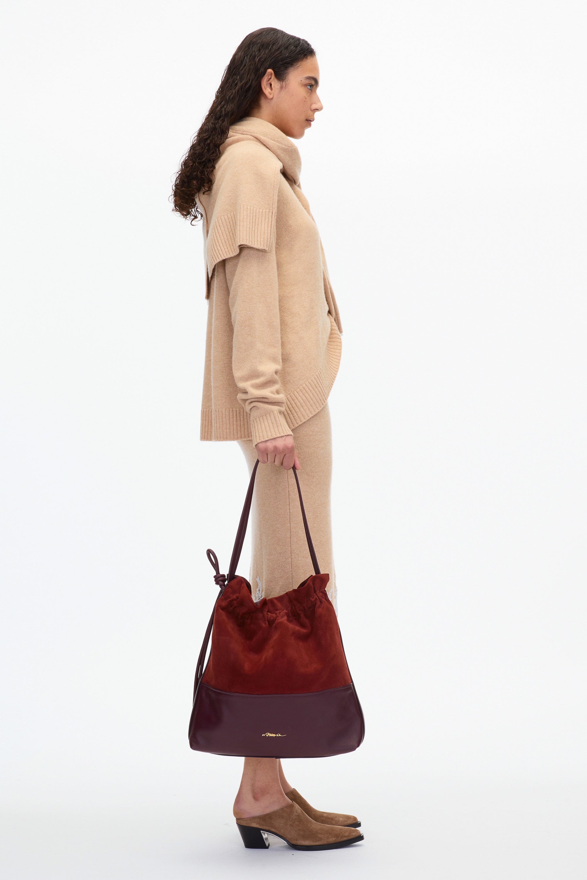 3.1 Phillip Lim Origami Tote Red Brown One Size Shopbop