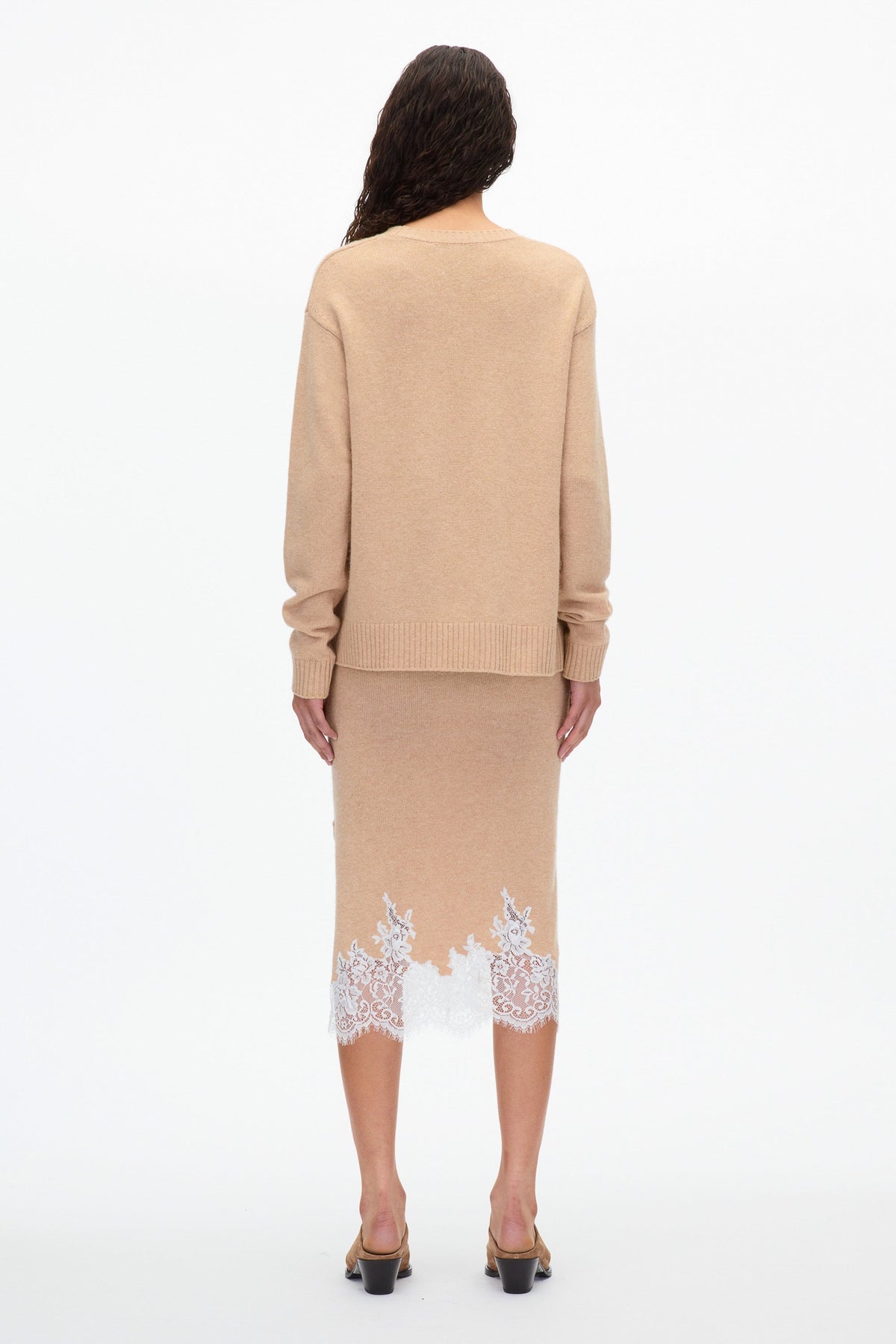 Black French Tuck Knit Dress with Lace Trim | Phillip Lim Dresses 3.1 Phillip Lim Black French Tuck Knit Dress with Lace Trim | Phillip Lim Dresses 3.1 Phillip Lim