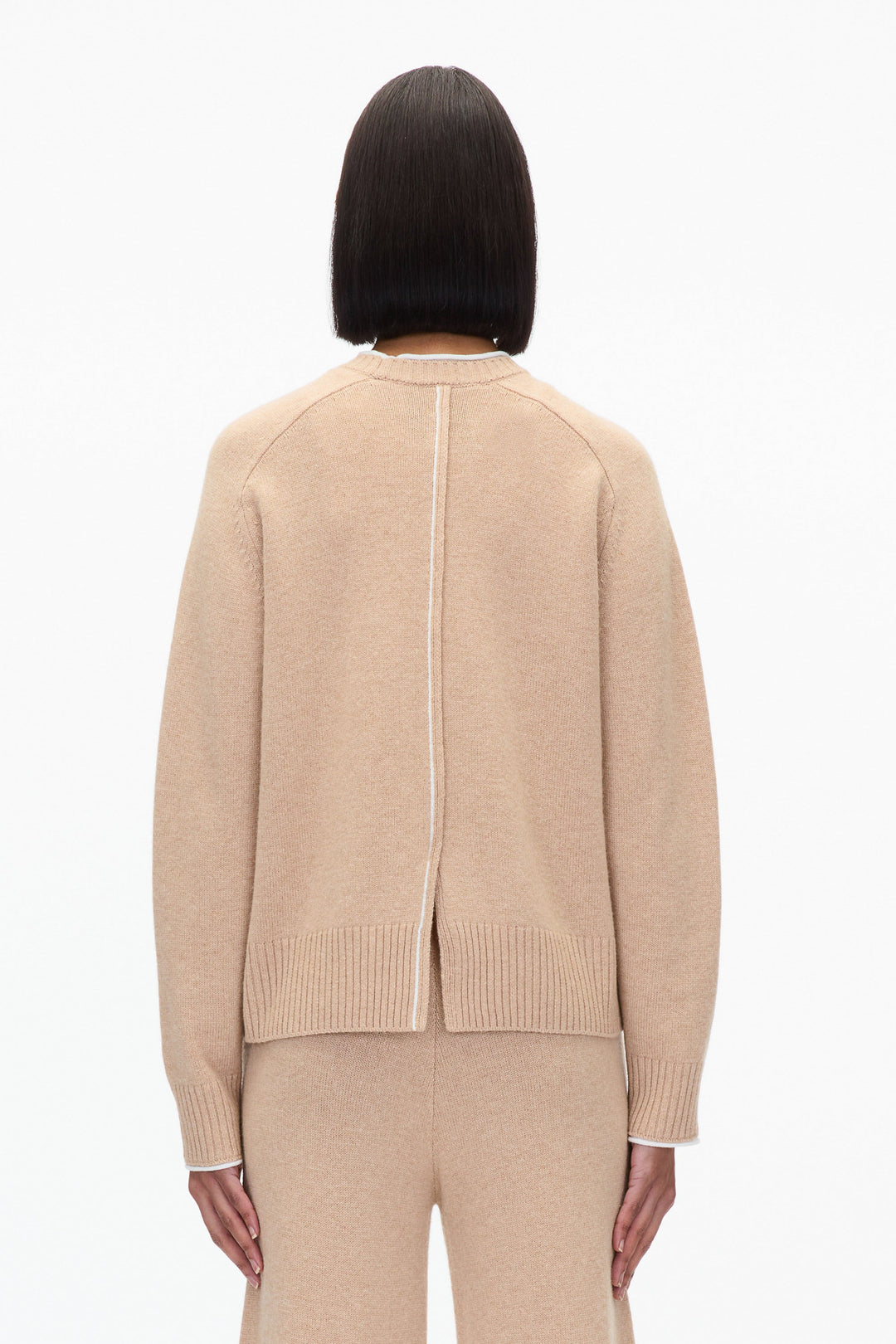 Relaxed Crewneck with Contrast Trims