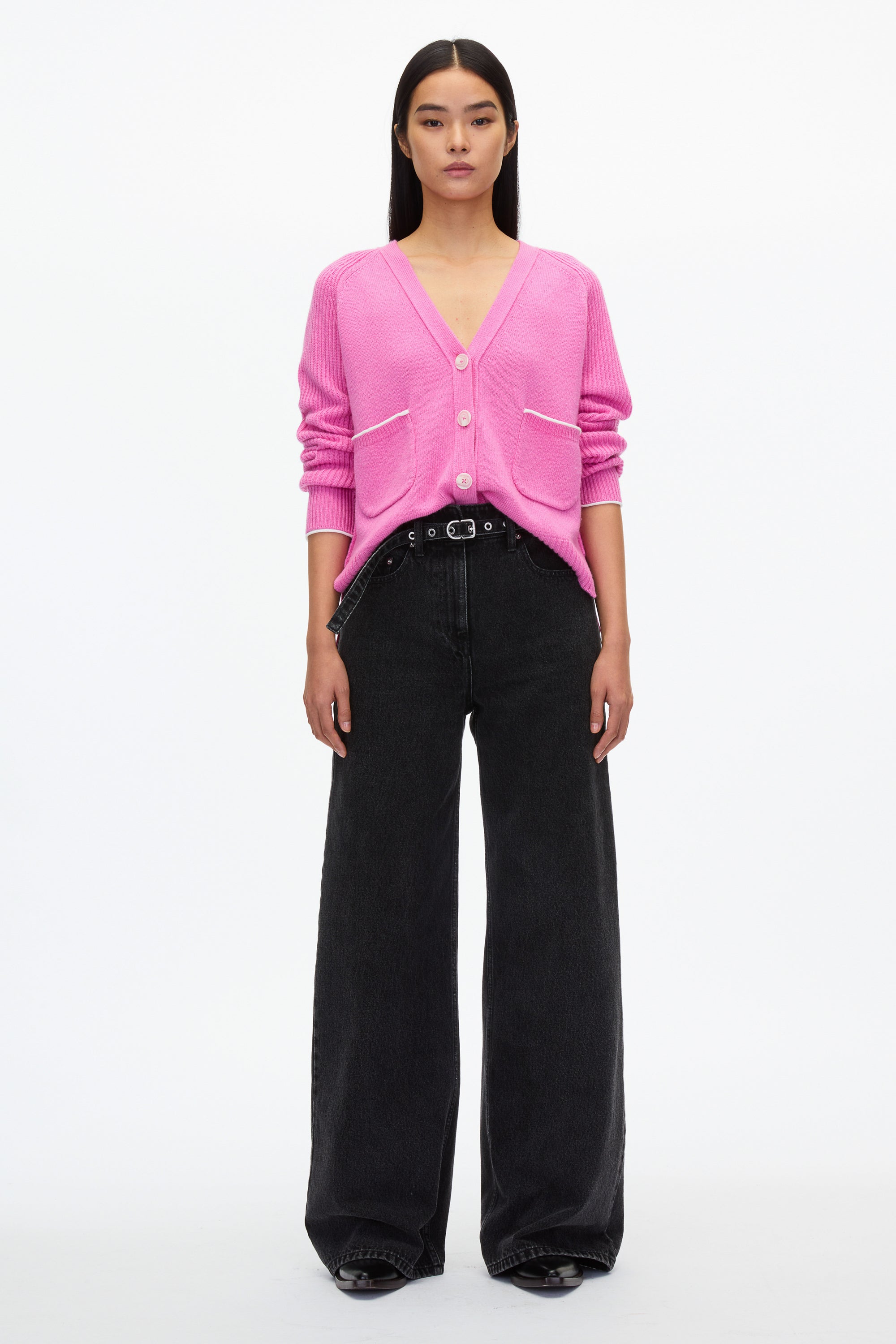 Relaxed Cardigan with Contrast Trims – 3.1 Phillip Lim