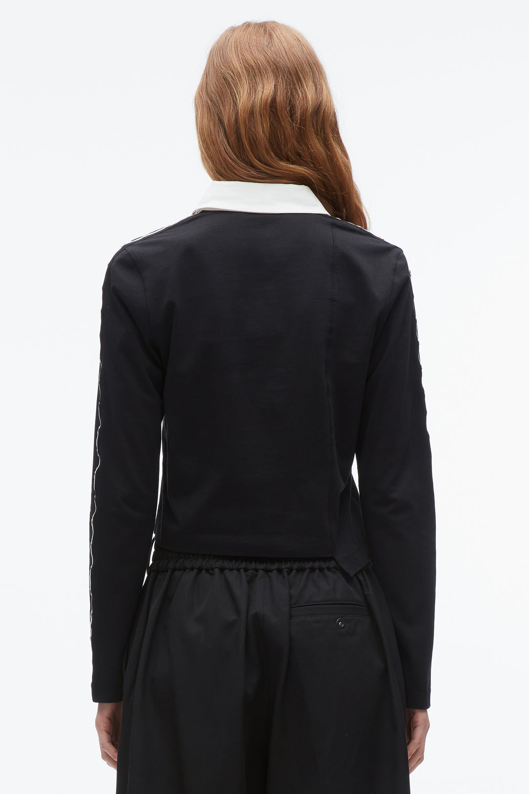 Patchwork Cropped Polo