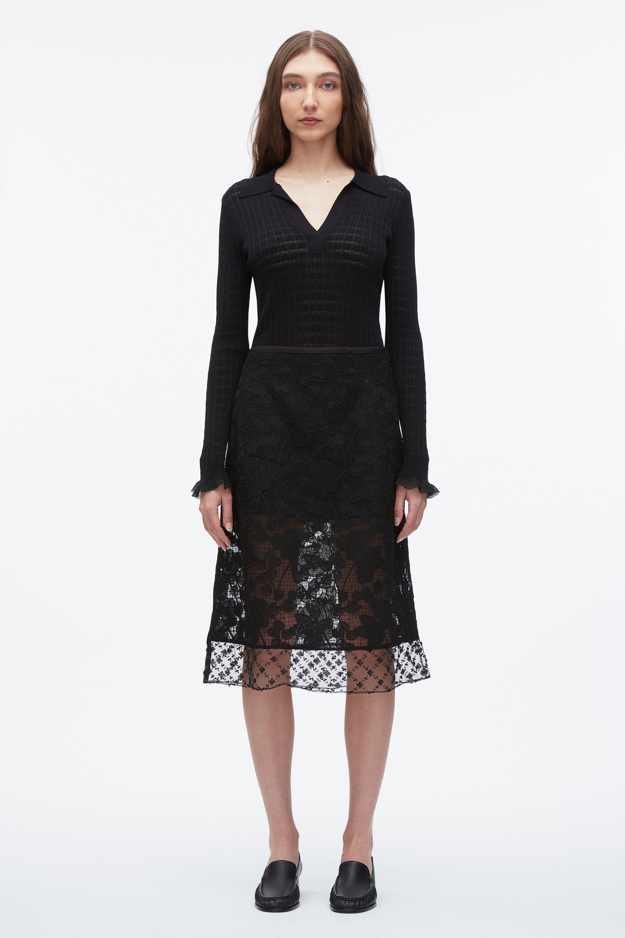 Corded Lace Organza Skirt – 3.1 Phillip Lim