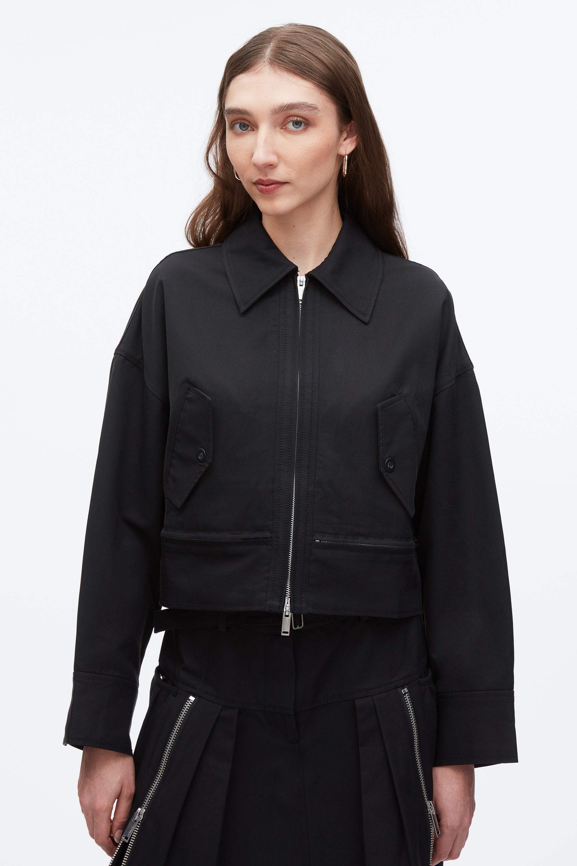 Double Zip Cropped Utility Jacket – 3.1 Phillip Lim