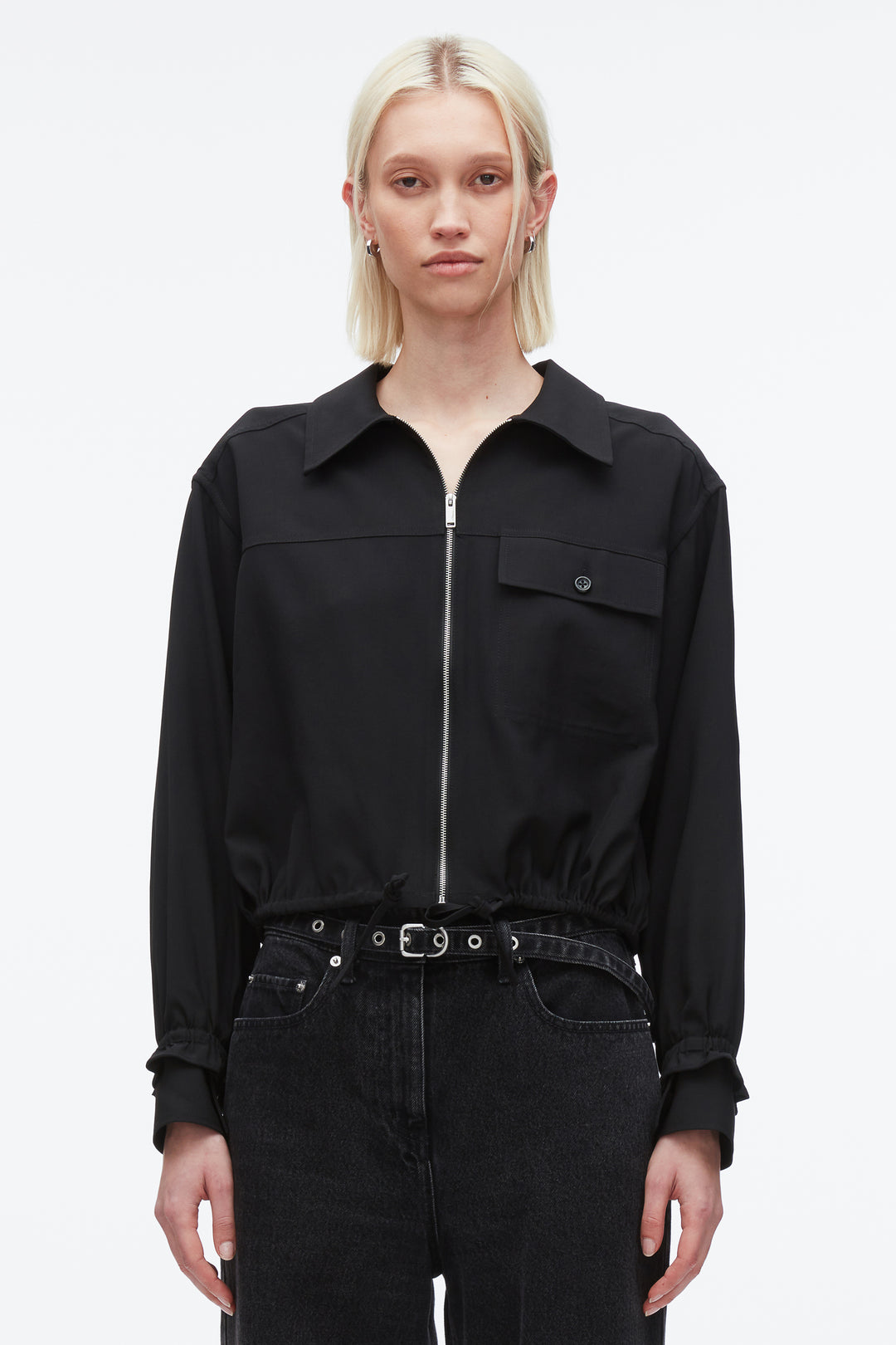 Fluid Tailoring Shirt Jacket