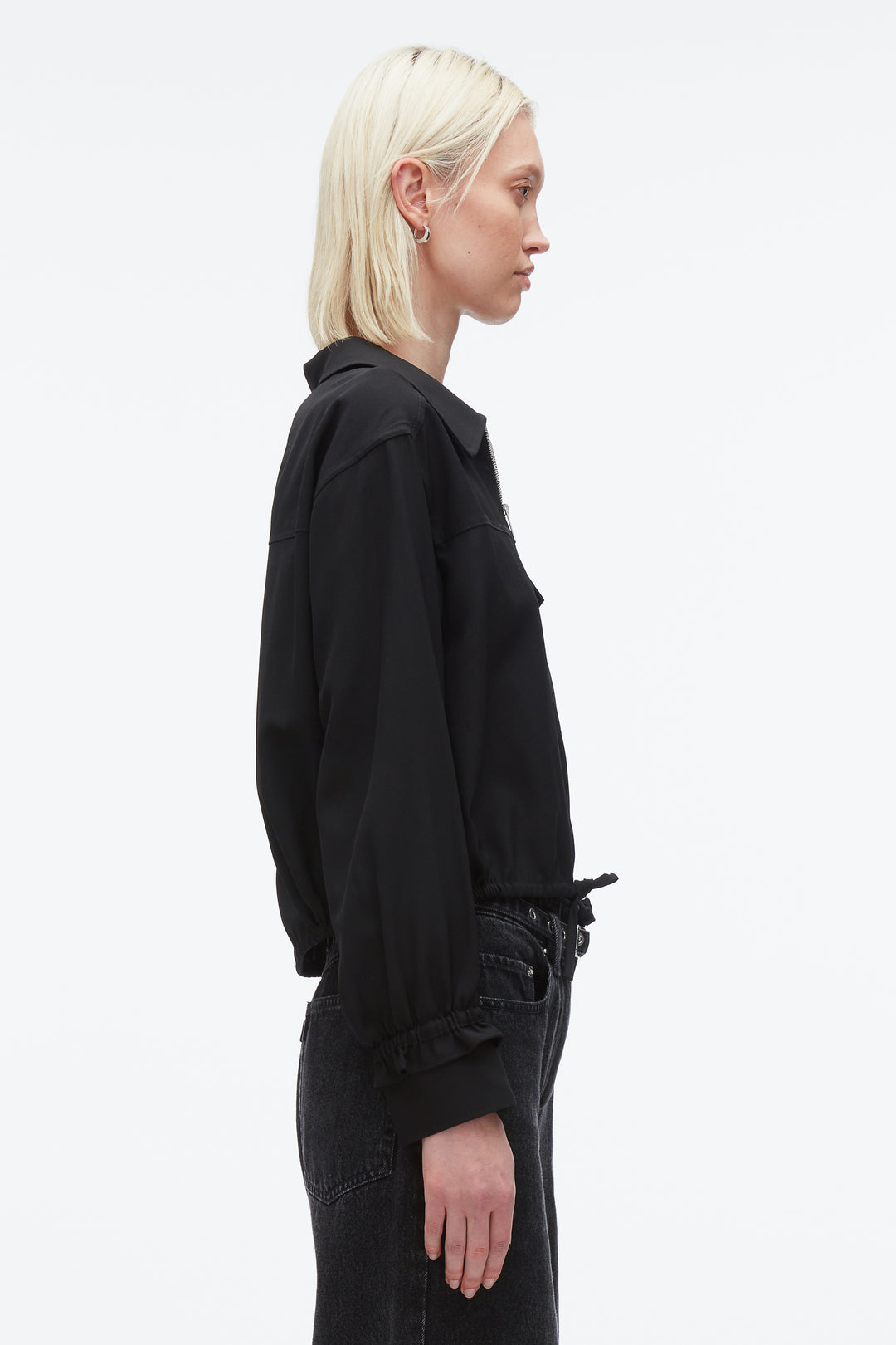 Fluid Tailoring Shirt Jacket