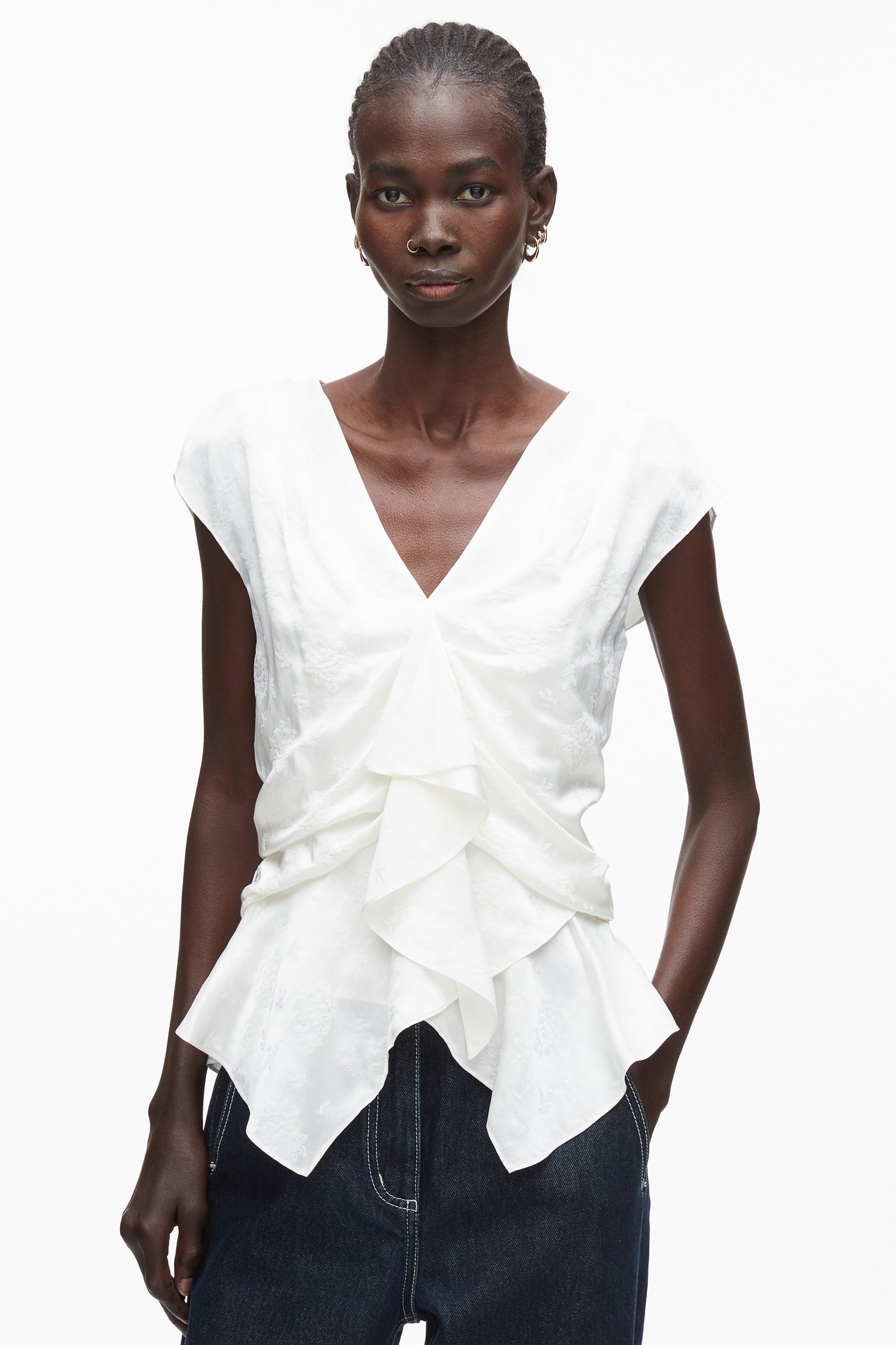 3.1 Phillip Lim 刺繍　プルオーバーブラウス Women's Designer Shirts & Blouses | 3.1 Phillip Lim