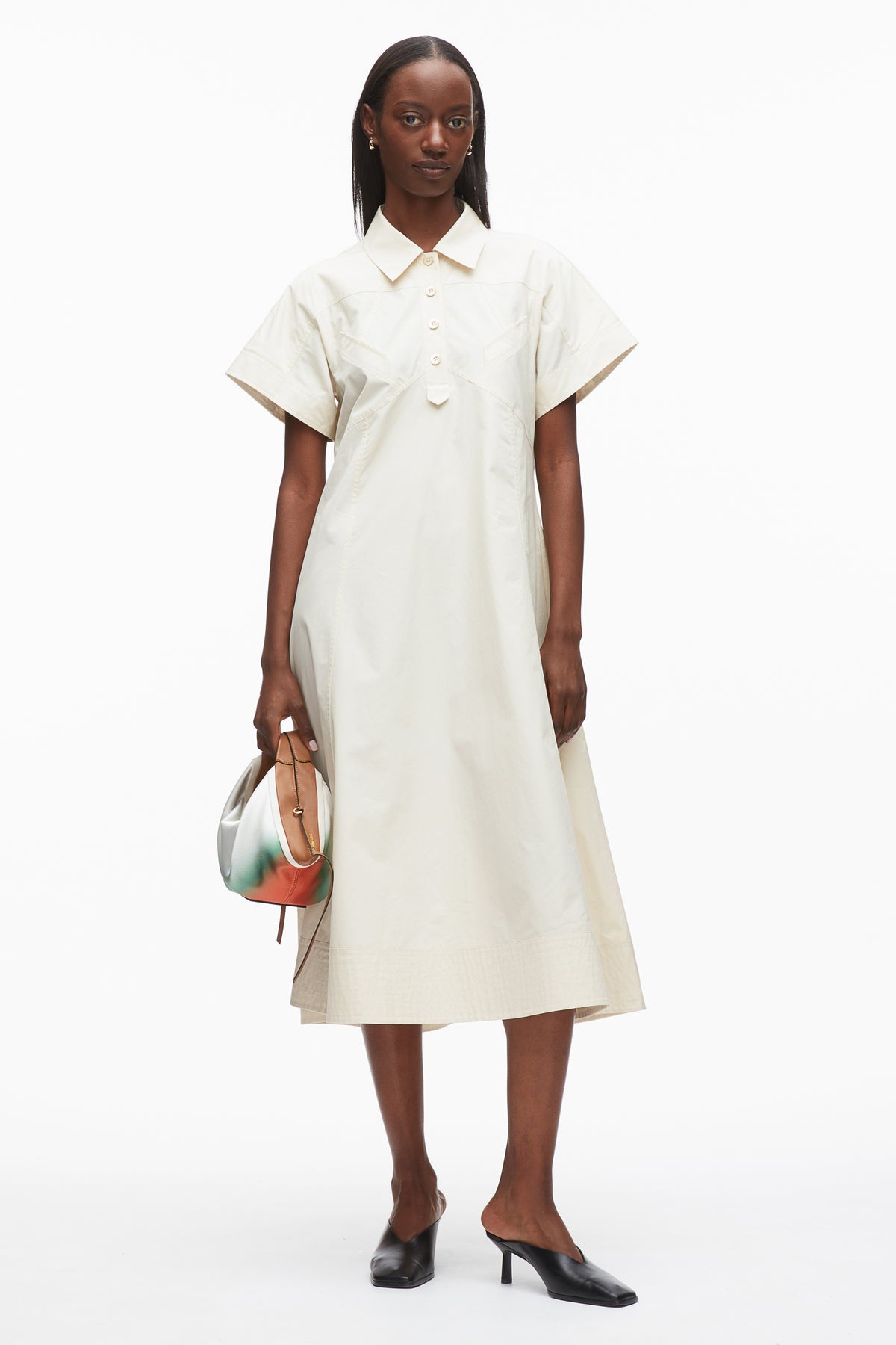 trapeze midi dress Women's Trapeze & Swing Dresses