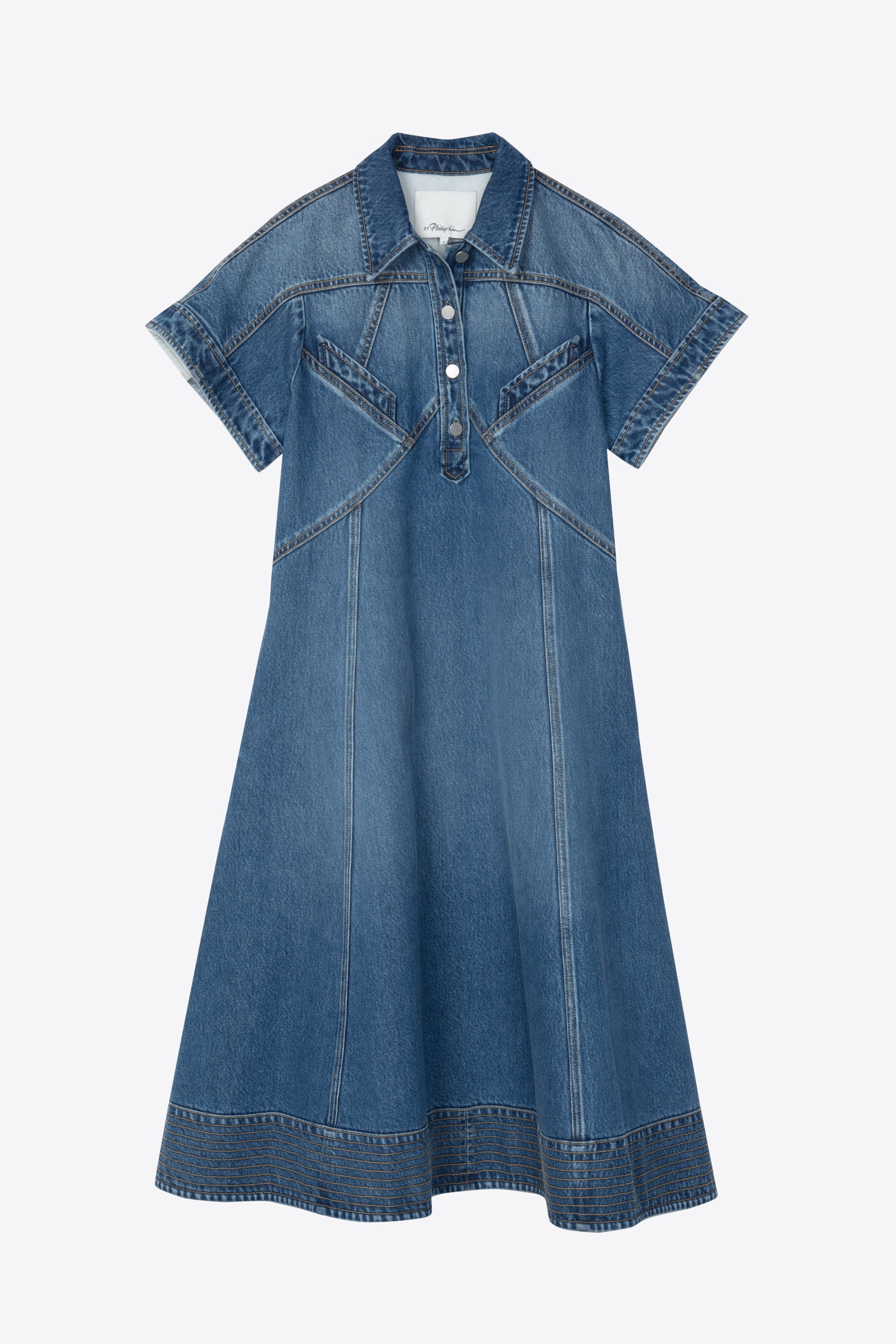 Denim Trapeze Shirt Dress – 3.1 Phillip Lim
