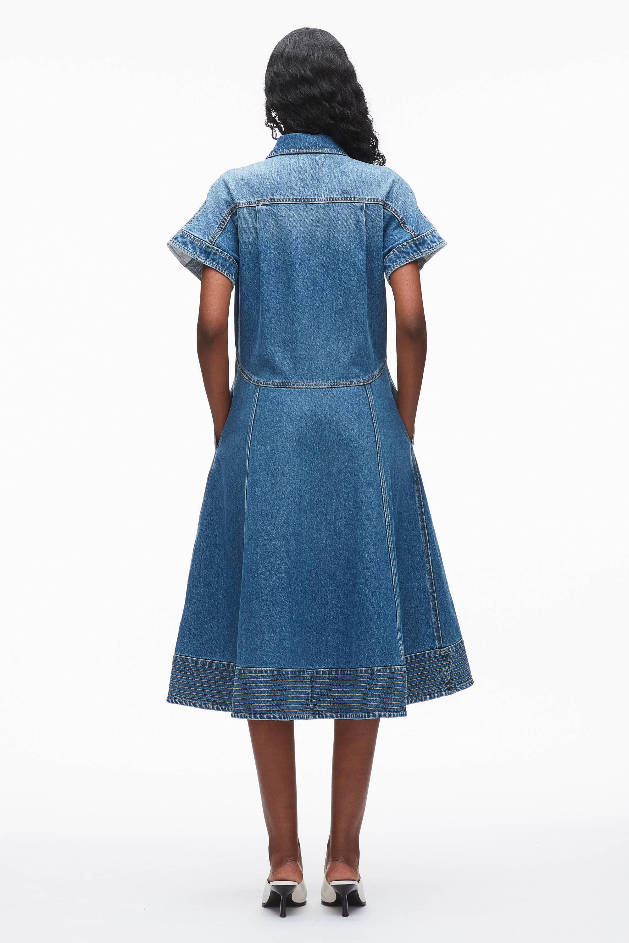 Denim Trapeze Shirt Dress – 3.1 Phillip Lim