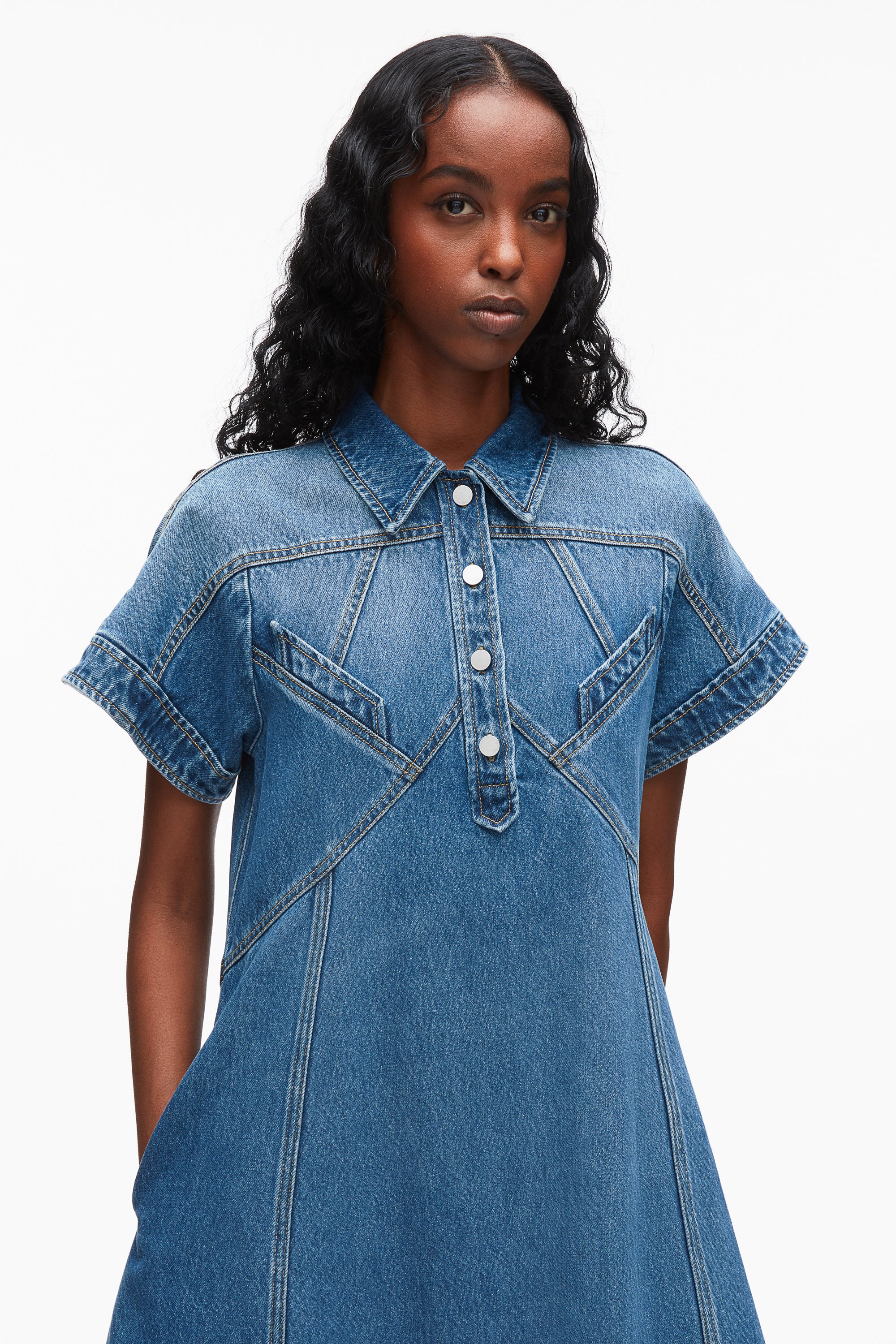 Denim Trapeze Shirt Dress – 3.1 Phillip Lim