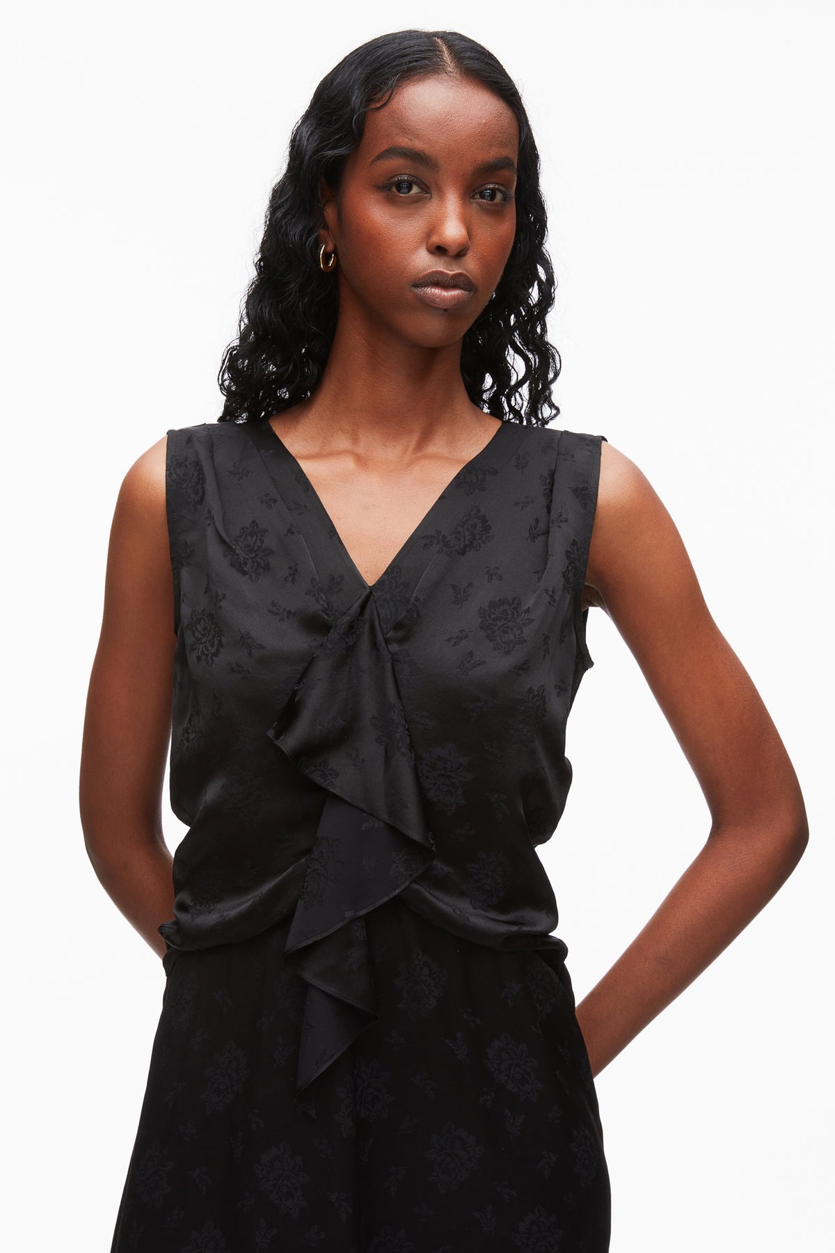 Floral Jacquard Draped Handkerchief Dress – 3.1 Phillip Lim