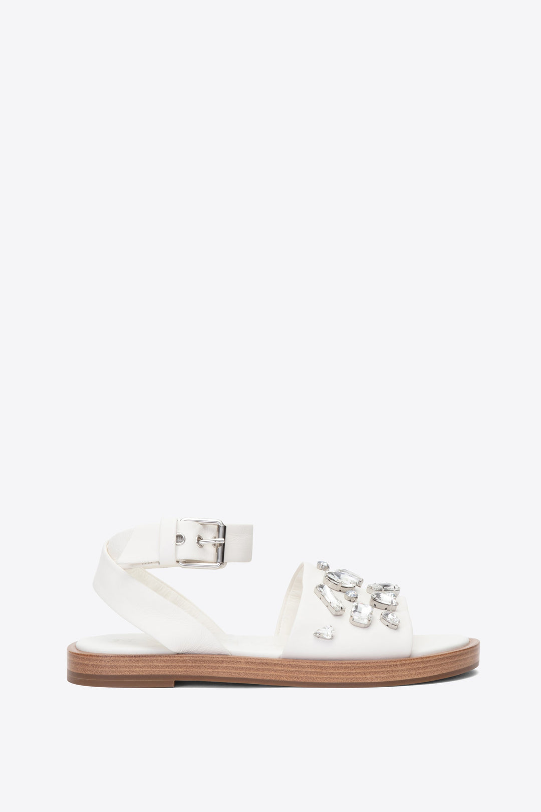 White Nadine Ankle Wrap Sandal Women's Phillip Lim Shoes –