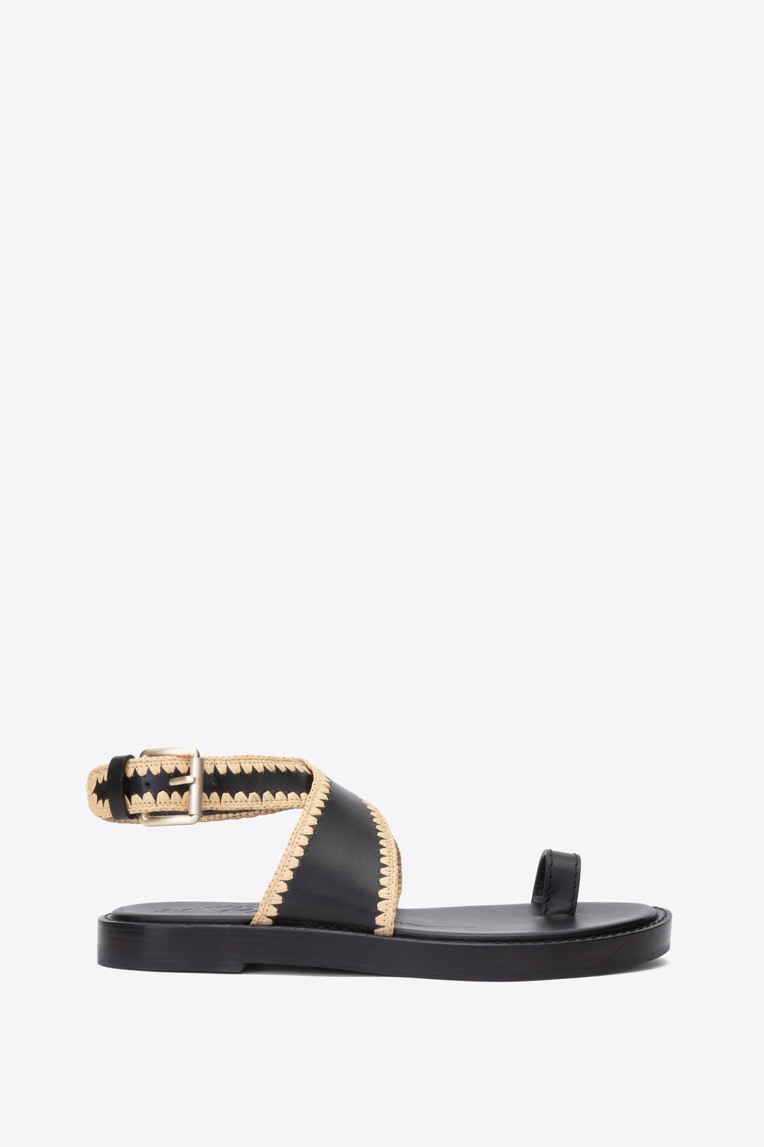Naya Raffia Ankle Wrap Sandal – Phillip Lim - Main Image