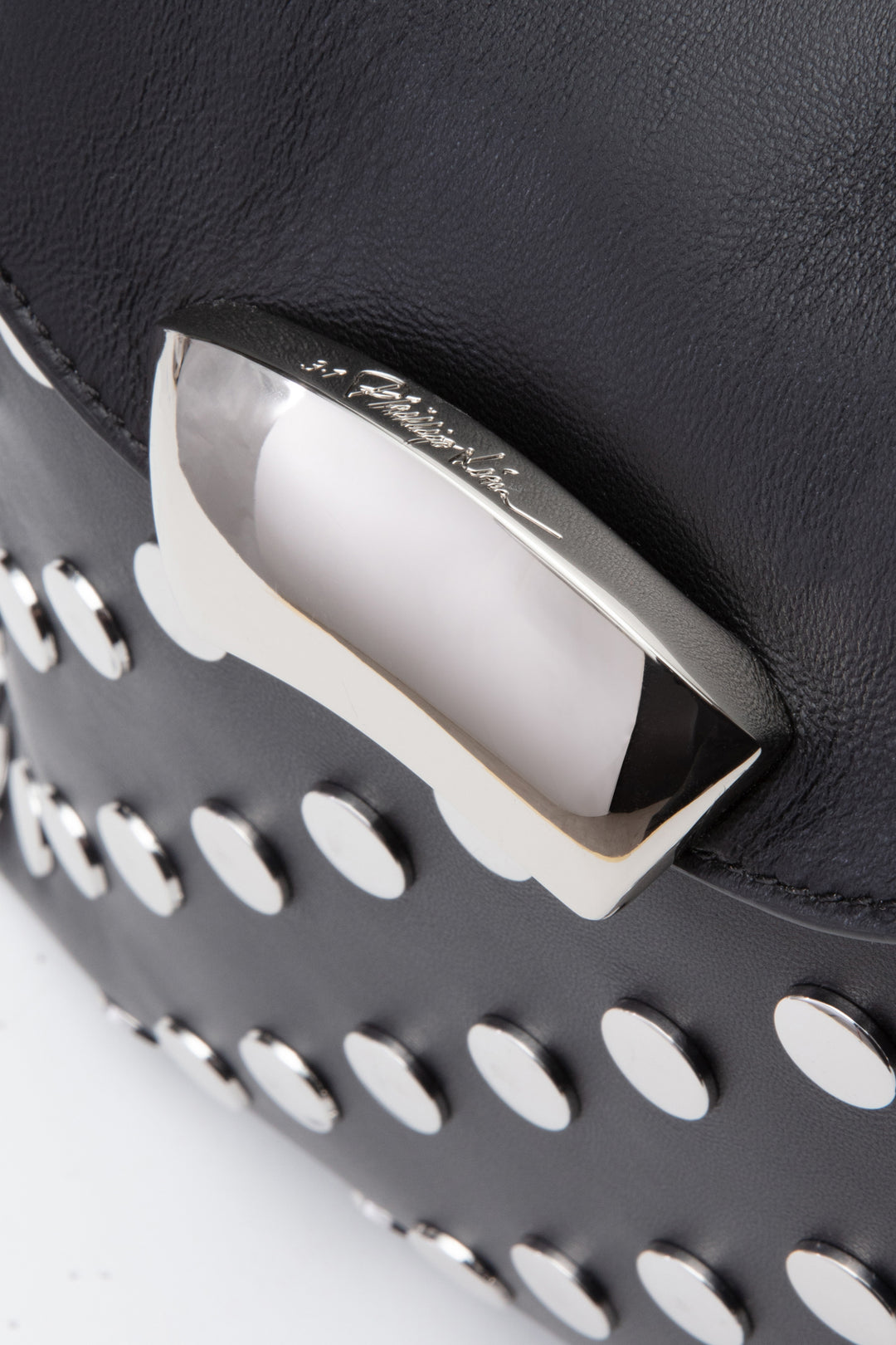 ID Petite Soft Shoulder Bag with Studs