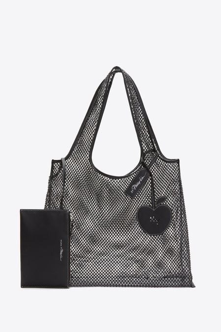 Crystal Mesh Mini Market Tote