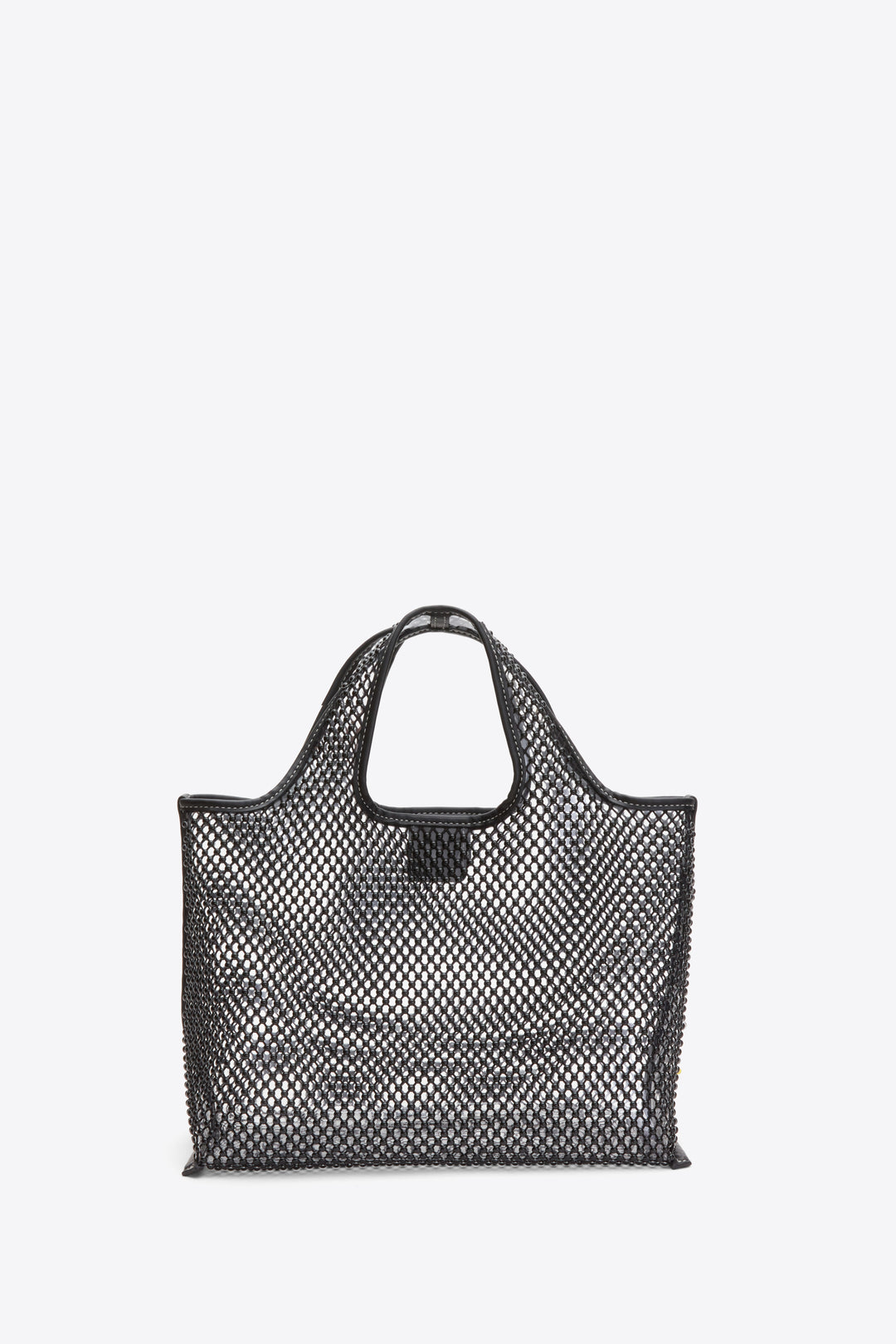 Embellished Mesh Mini Market Tote