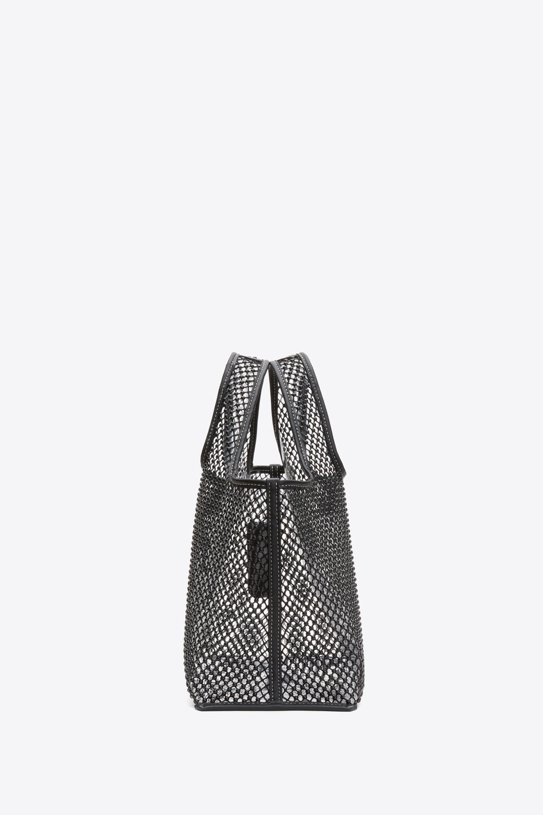 Embellished Mesh Mini Market Tote