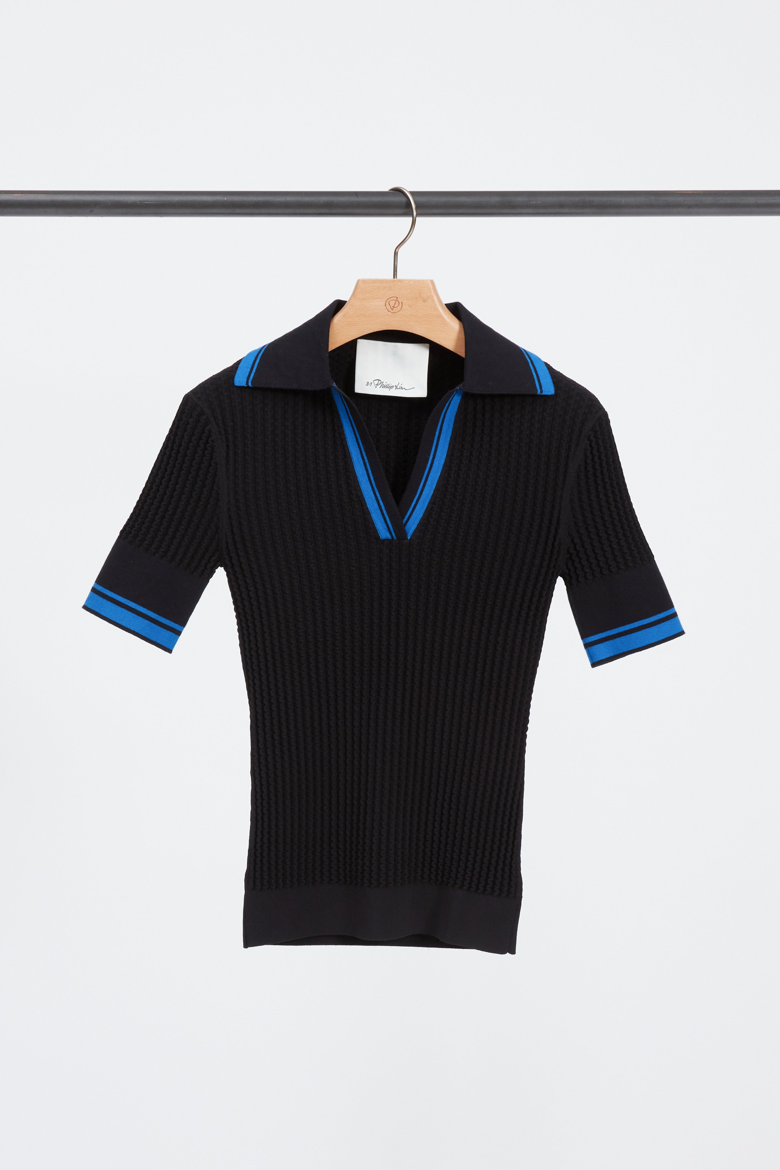 Textured Rib Fitted Polo – 3.1 Phillip Lim