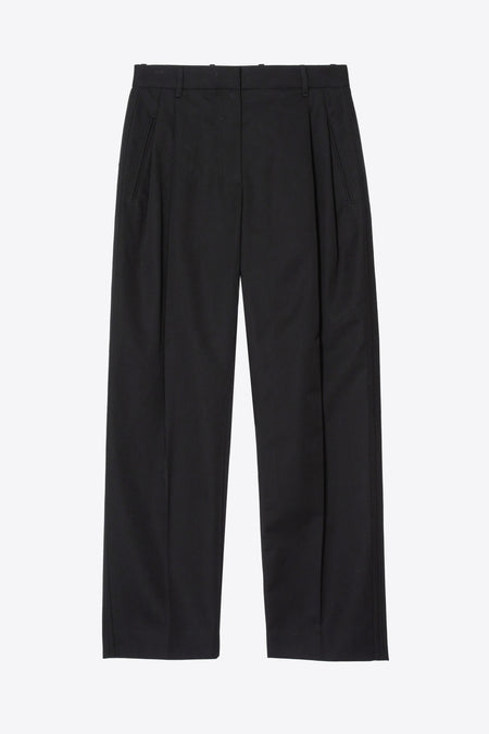 Printed Satin Straight Leg Trouser