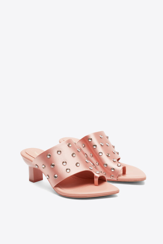 Crystal Embellished Verona 60MM Heel Covered With Toe Ring 3.1