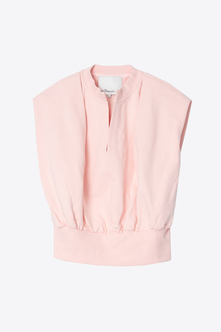 Compact French Terry Front Wrap Hoodie