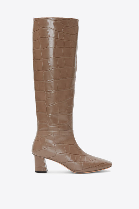 Wide Leg Double Pleat Trouser