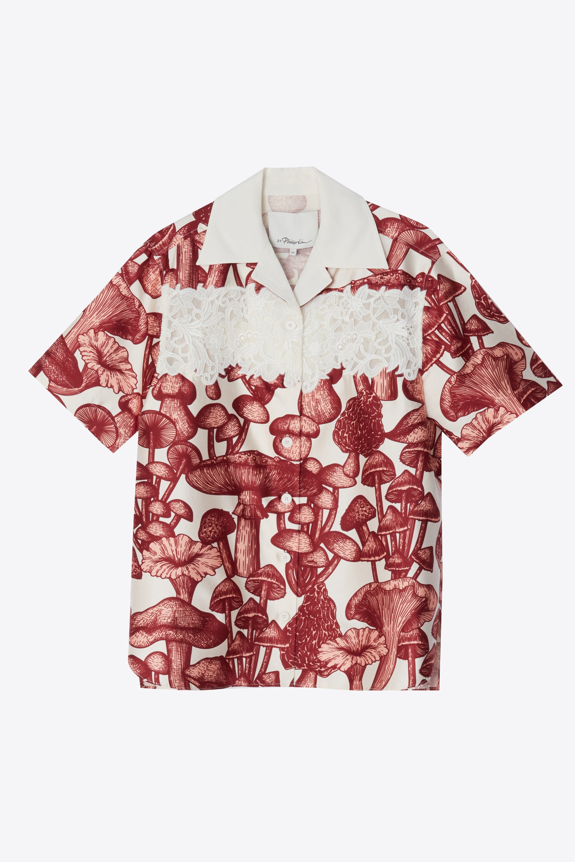 3.1 Phillip Lim 刺繍　プルオーバーブラウス Ethereal Mushroom Camp Shirt With Lace – 3.1 Phillip Lim