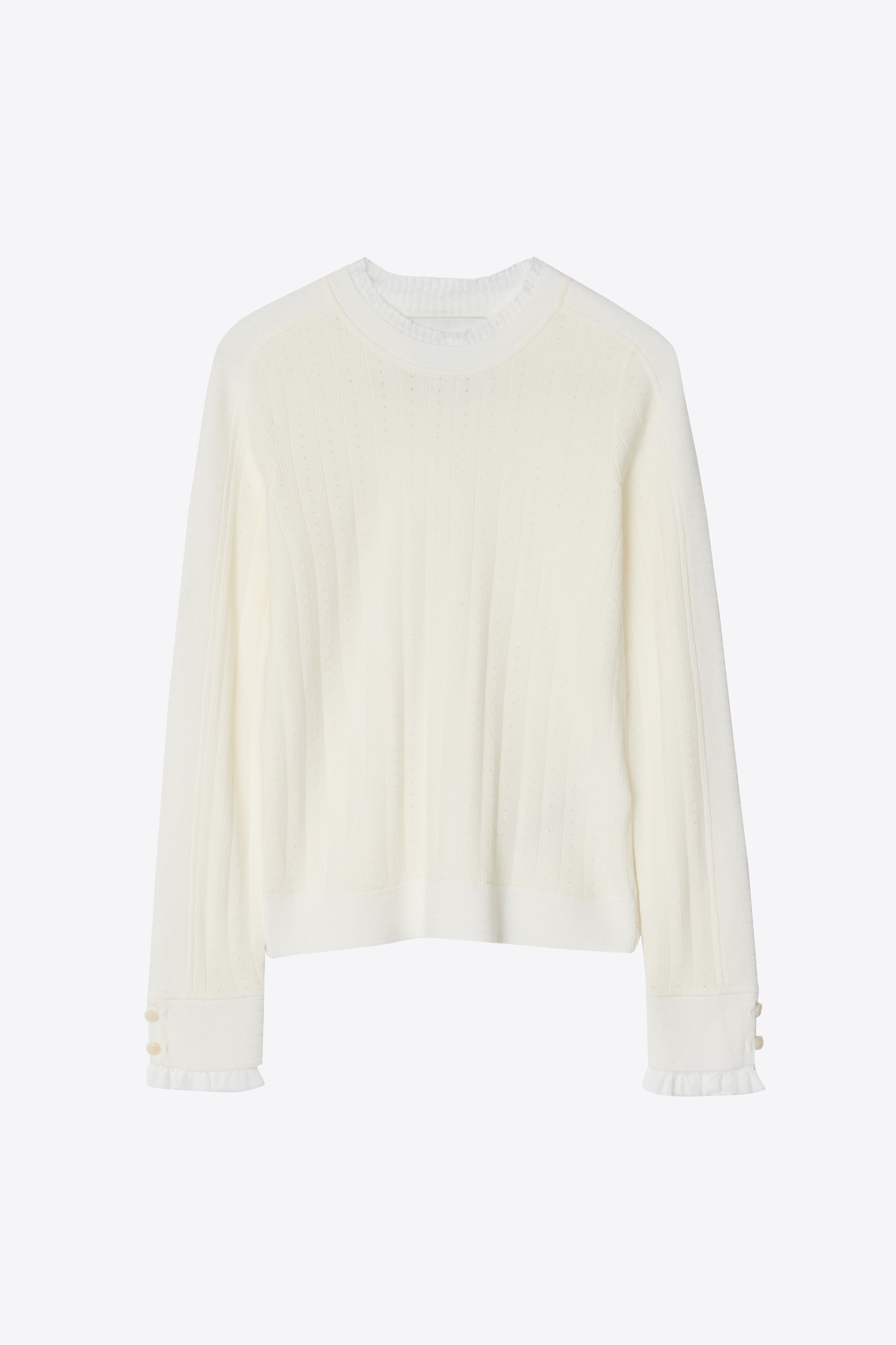 3.1 Phillip Lim アルパカ混 アシンメトリーフリルニット 3.1 Phillip Lim アルパカ混 アシンメトリーフリルニット - メルカリ