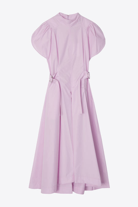 Flowerworks Puff Sleeve Flare Dress