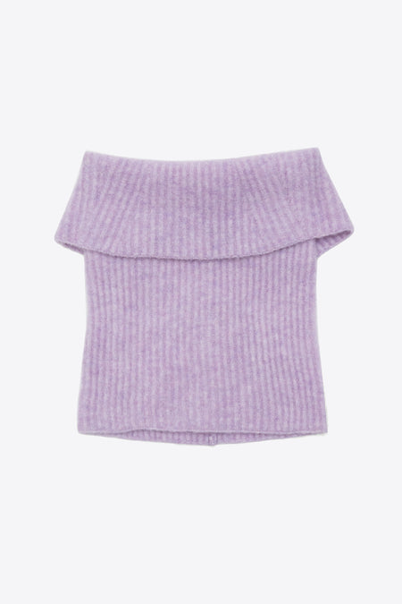 Lofty Rib Cardigan With Lace Detail