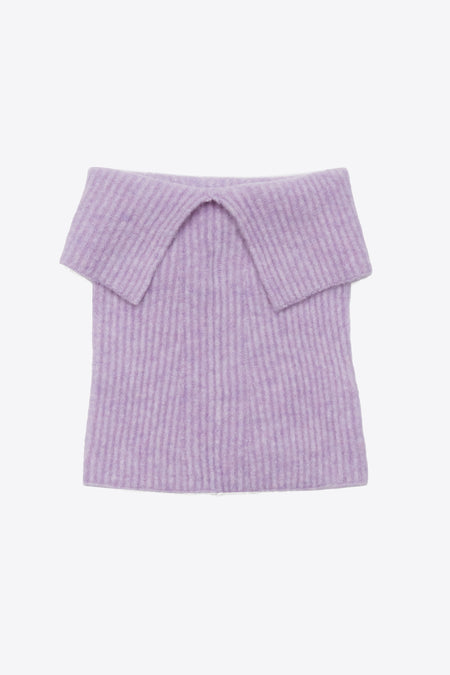 Lofty Rib Cardigan With Lace Detail