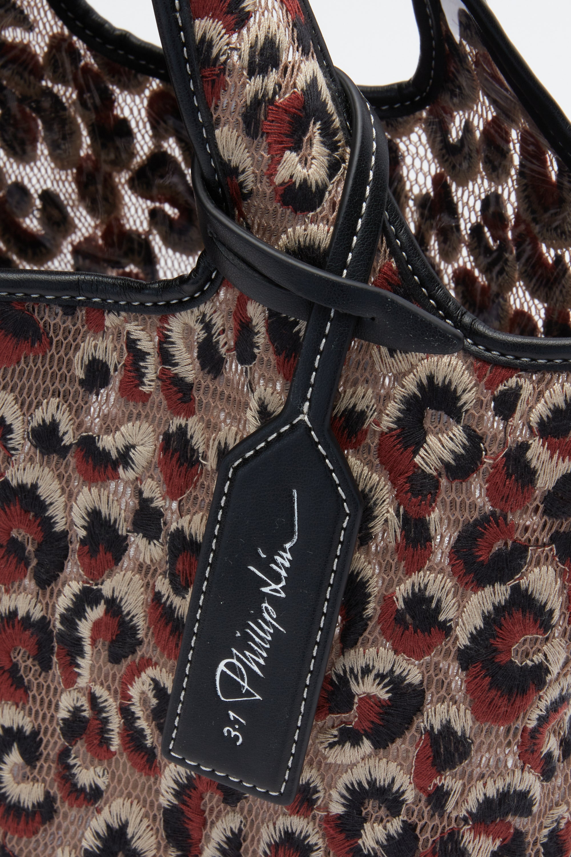 Leopard Embroidered Mini Market Tote – 3.1 Phillip Lim