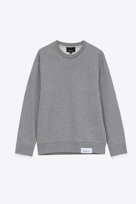 Short Sleeve Postcard Print Sweatshirt