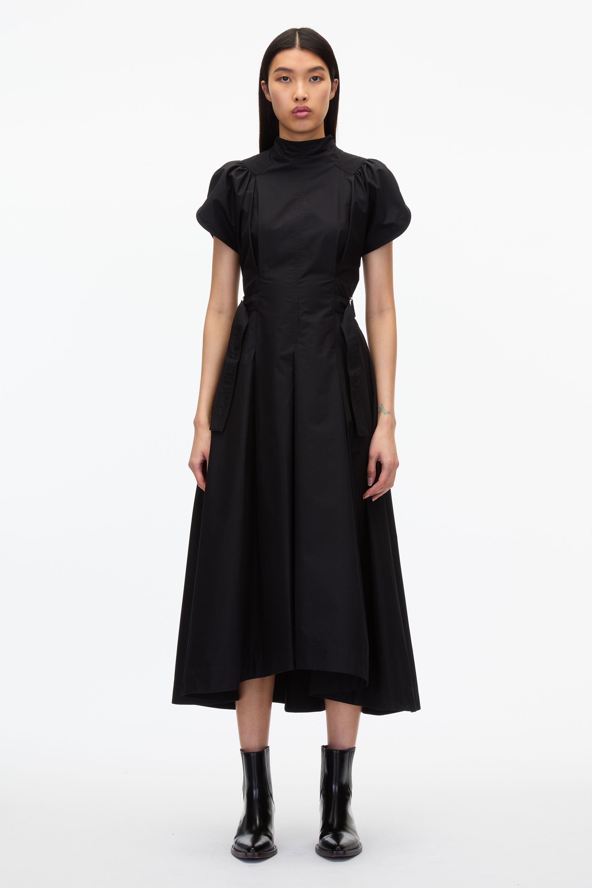 3.1 Phillip Lim asymmetric panelled blouse - BLACK