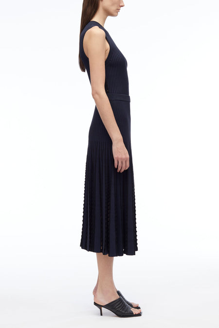 Sheer Rib Flare Pants
