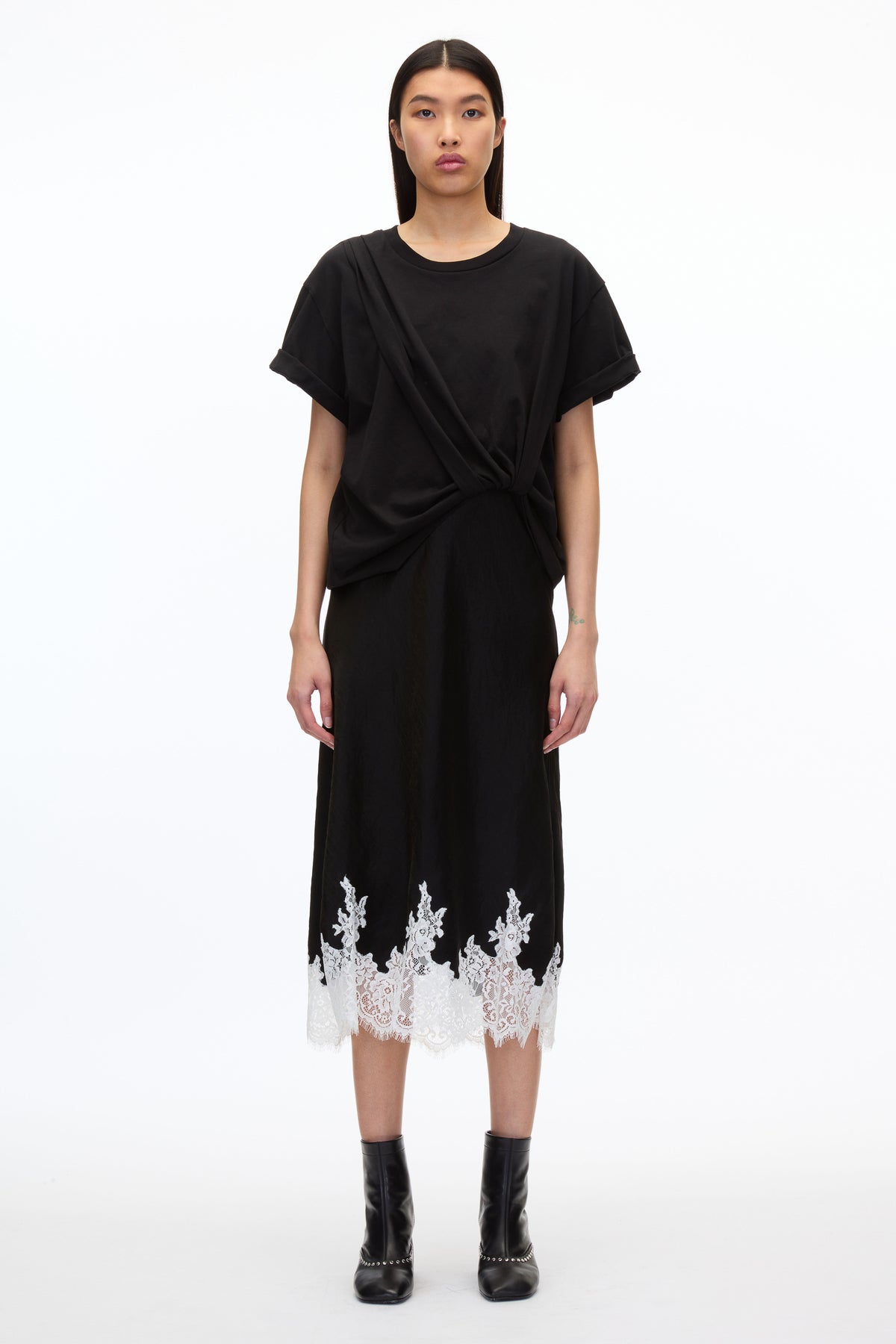 satin slip dress with t shirt Ways to Style a Satin Dress for Spring and Summer Perfitly Petite