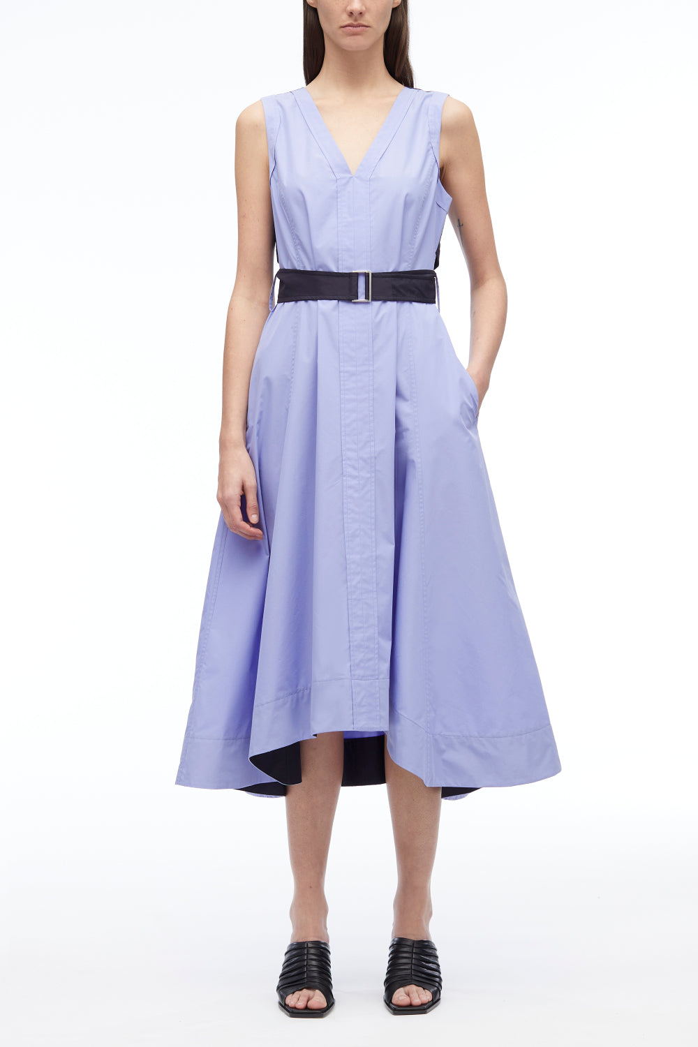 3.1 philip lim】 OBI BELT DRESS X1925 - ロングワンピース