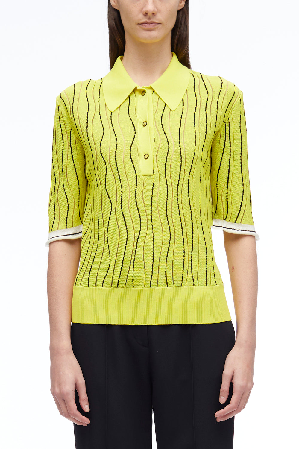 Art Nouveau Jacquard Polo Shirt