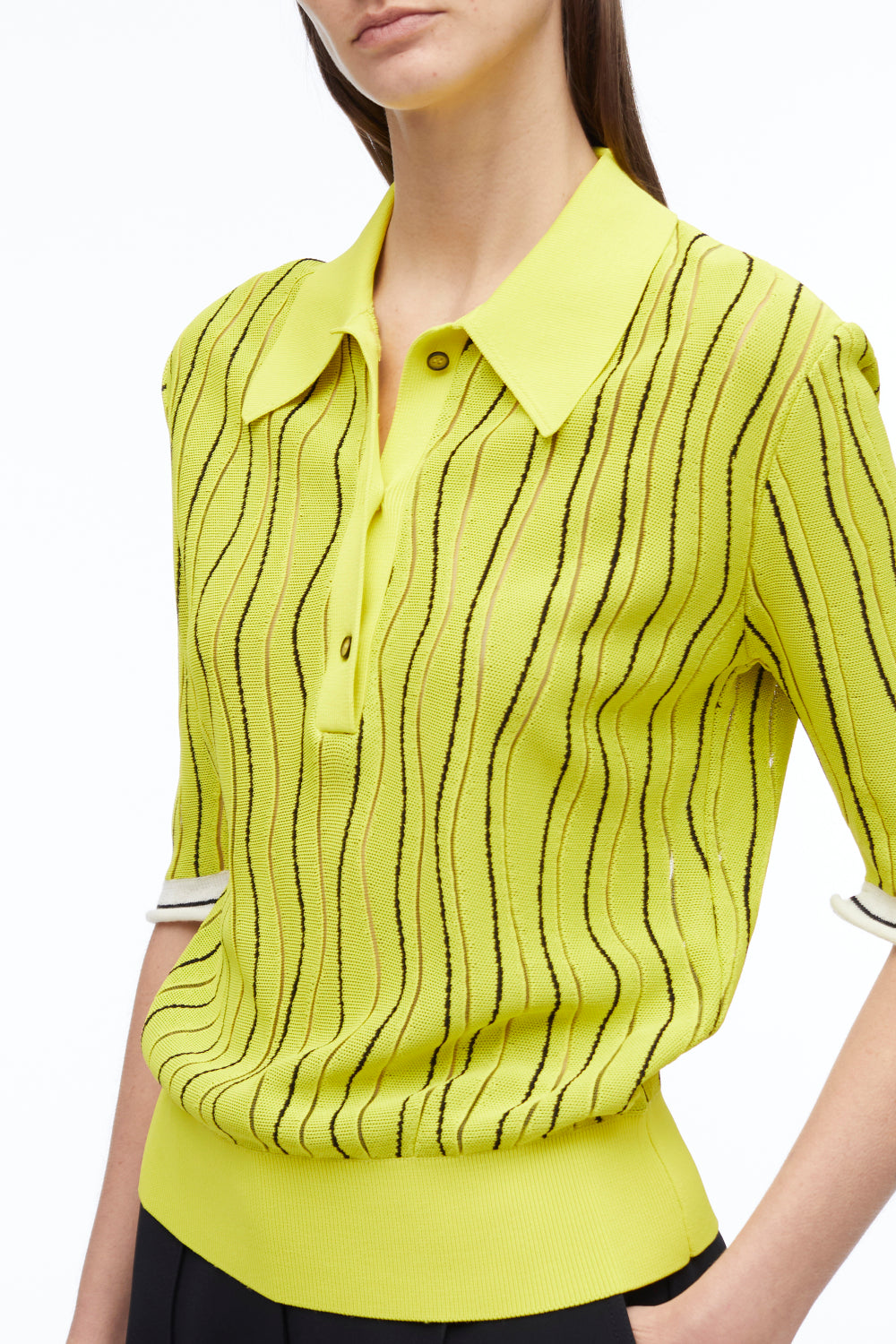 Art Nouveau Jacquard Polo Shirt