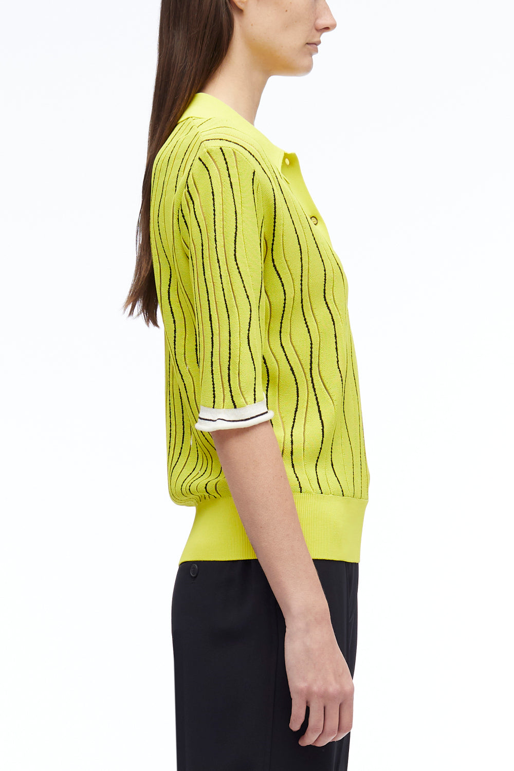 Art Nouveau Jacquard Polo Shirt