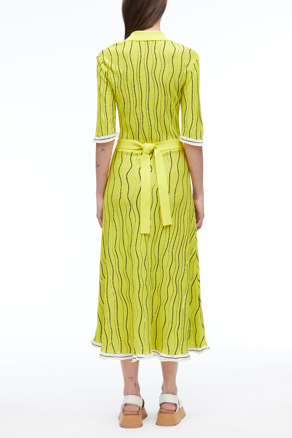 Art Nouveau Jacquard Polo Dress