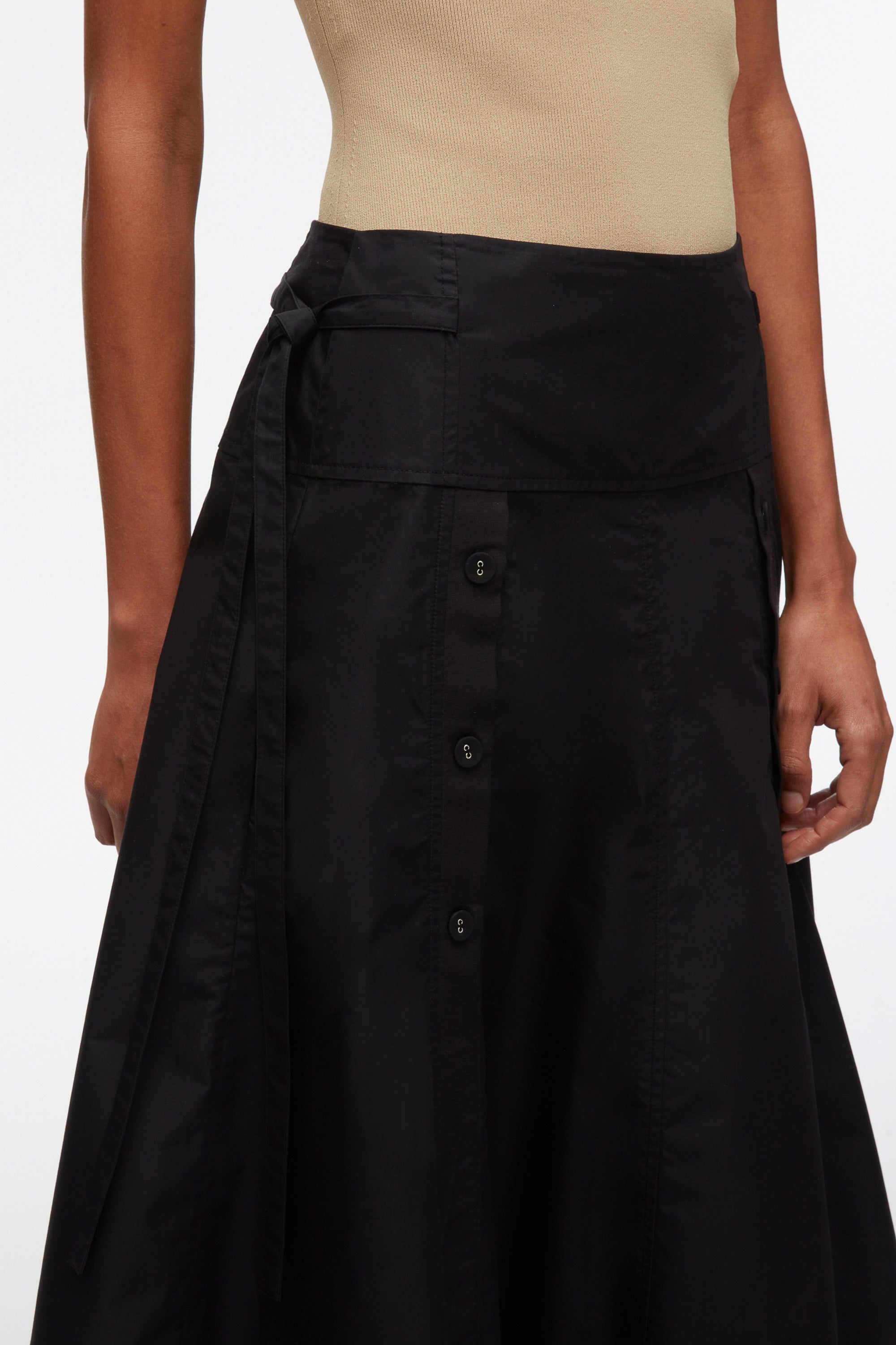 Button Front Tie Waist Midi Skirt – 3.1 Phillip Lim