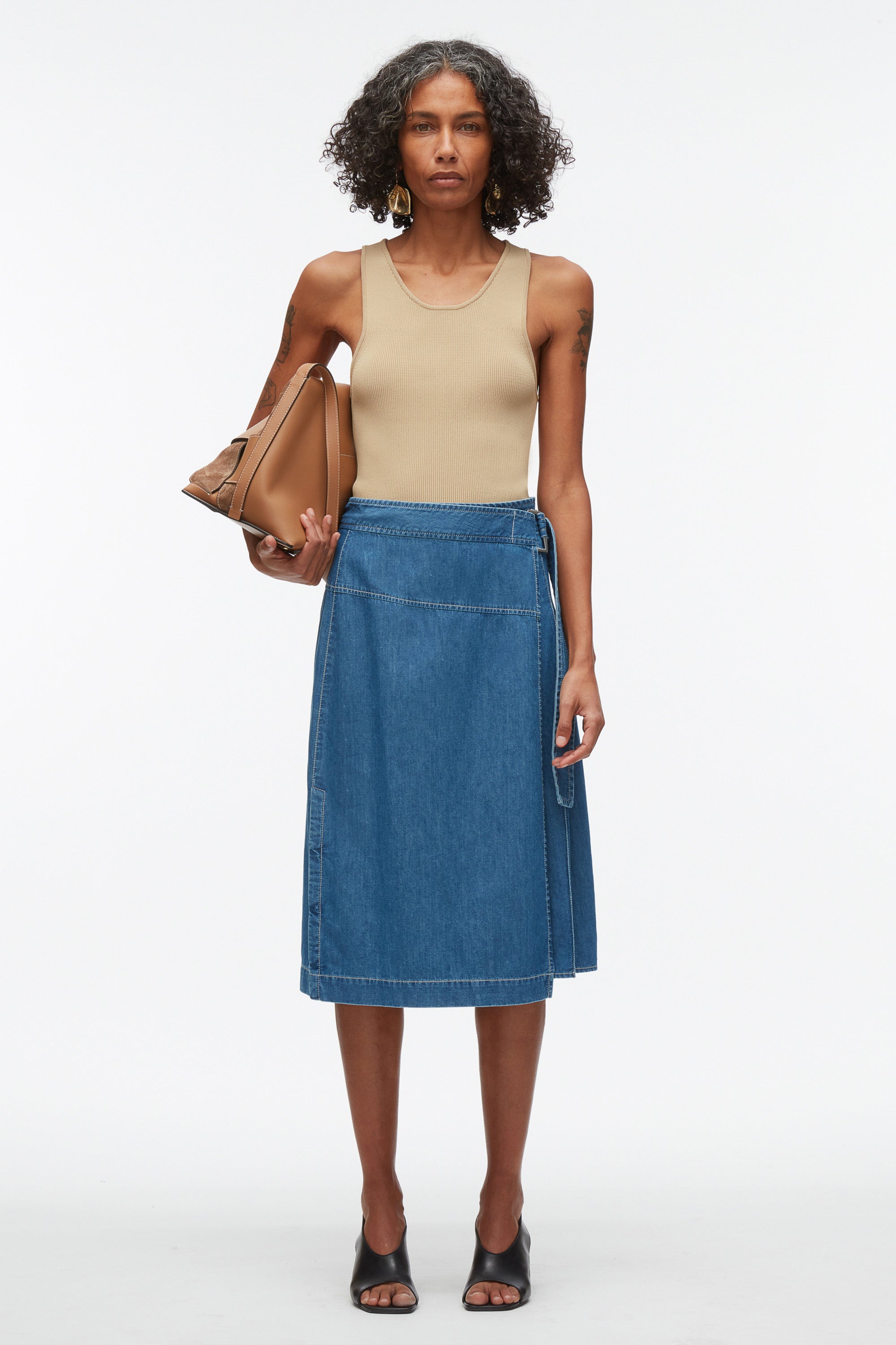 Amazon.com: Denim Maxi Skirt High Waist Split Jean Skirts Straight Hem Long  Skirts Stretch Button A Line Denim Jean Skirt Cotton Blend Blue X-Small  Skirt Size Long Mertail Skirt : Clothing, Shoes